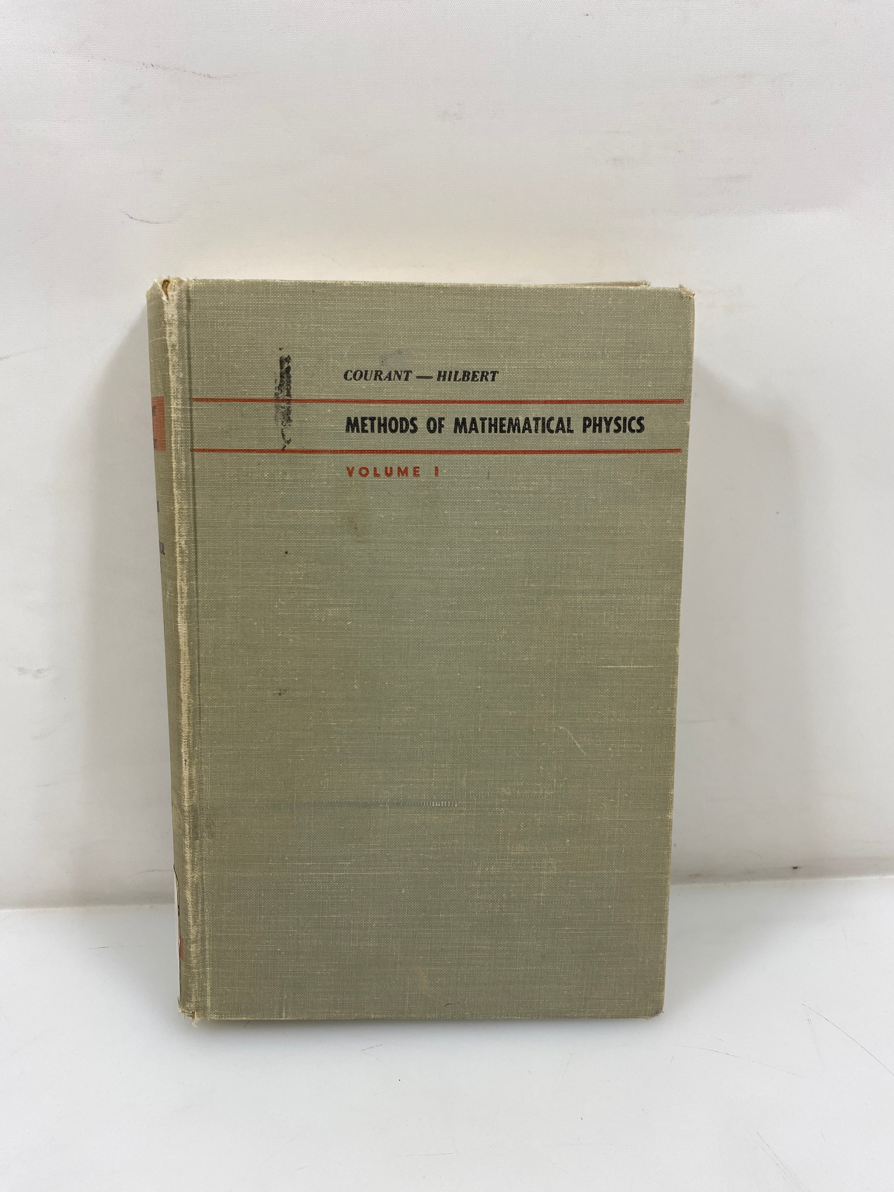 Methods of Mathematical Physics Vol I by Curant/Hilbert Ex-library 1965 HC