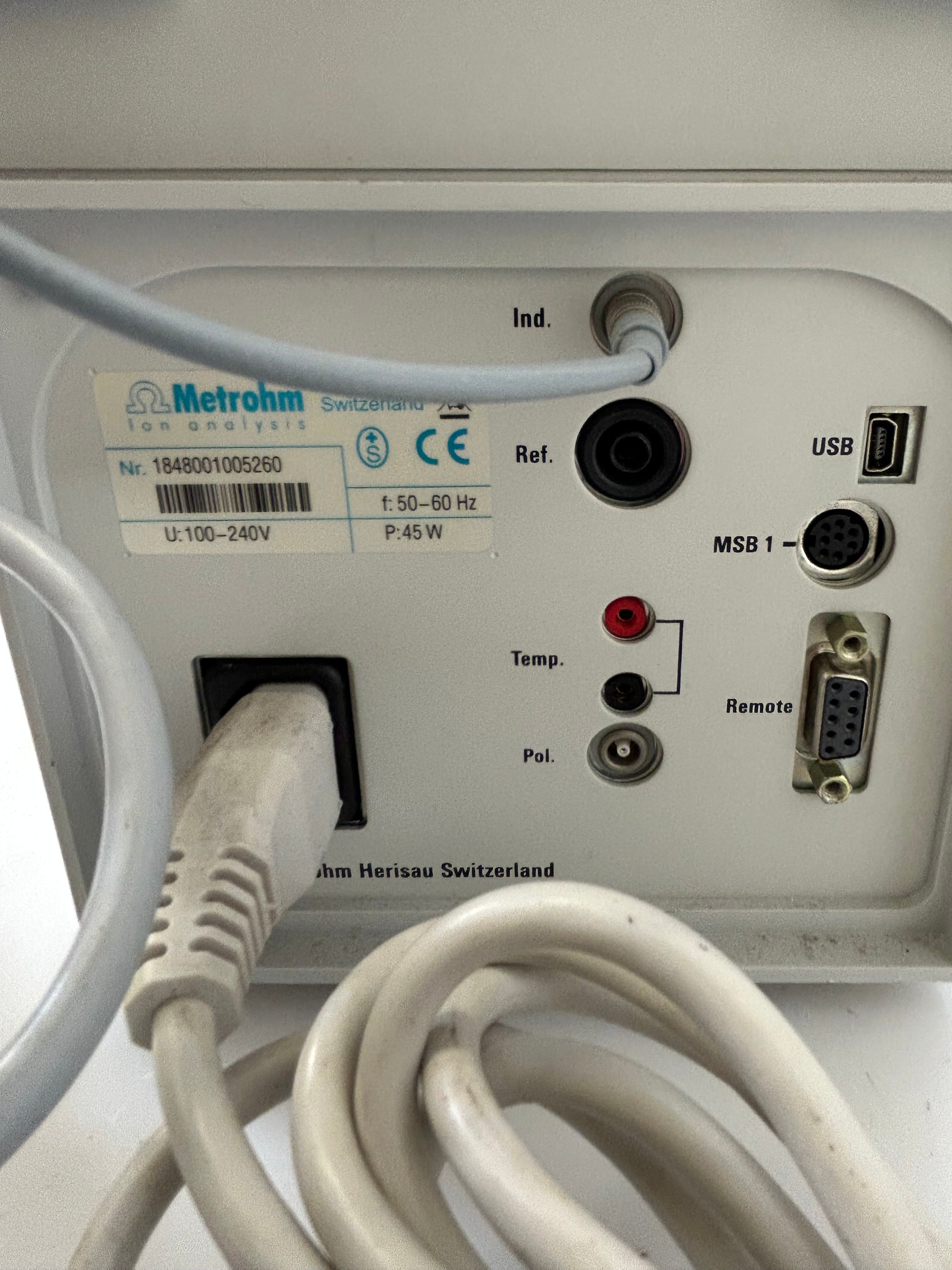 Metrohm 848 Titrino Plus *Parts*