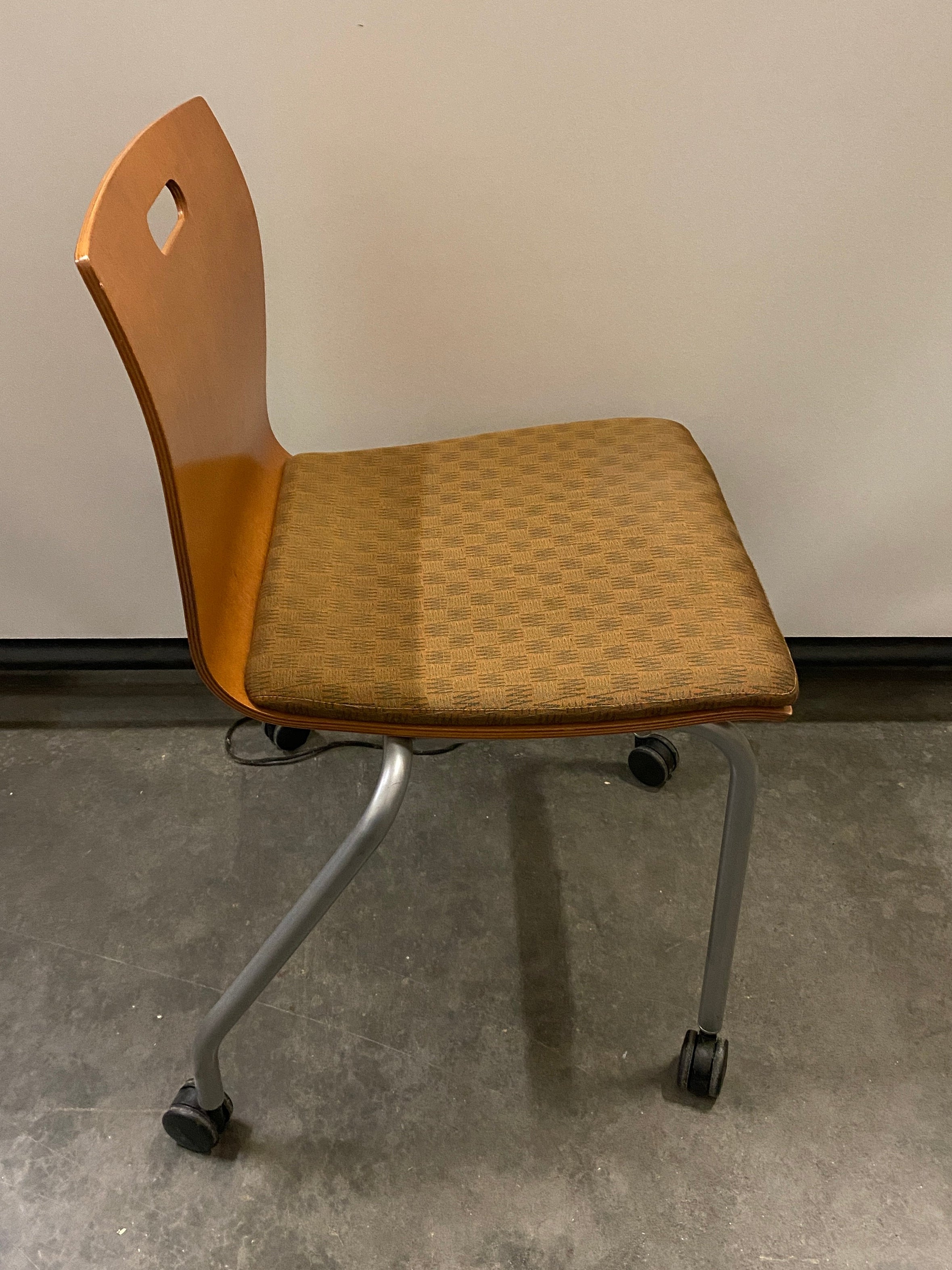 Metropolitan Furniture Corp. #1020SCC Wooden Rolling Chair