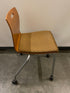 Metropolitan Furniture Corp. #1020SCC Wooden Rolling Chair