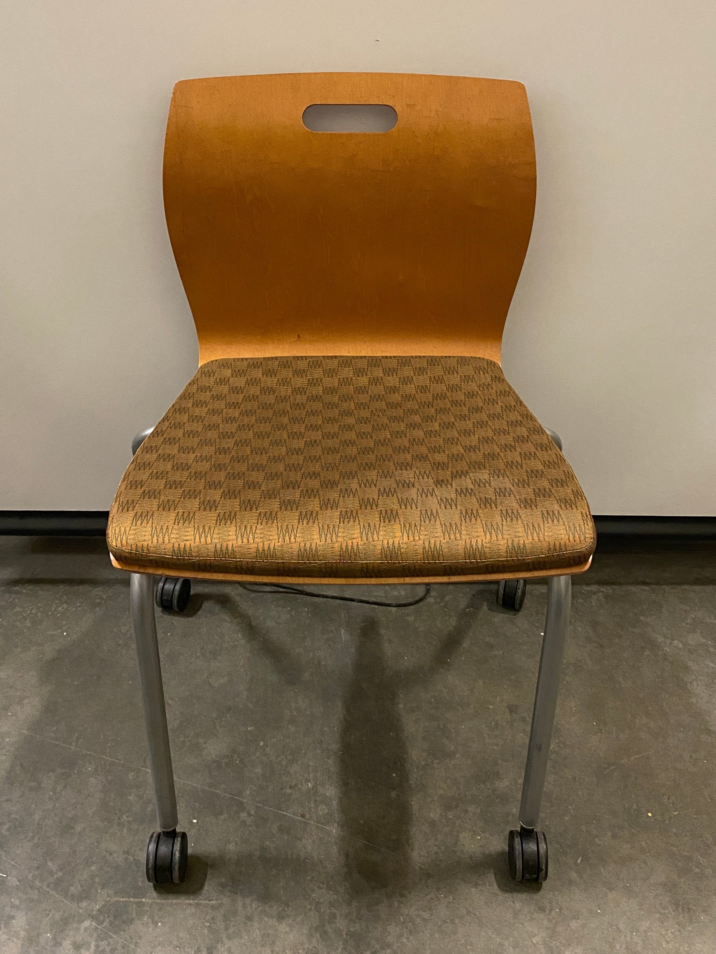 Metropolitan Furniture Corp. #1020SCC Wooden Rolling Chair