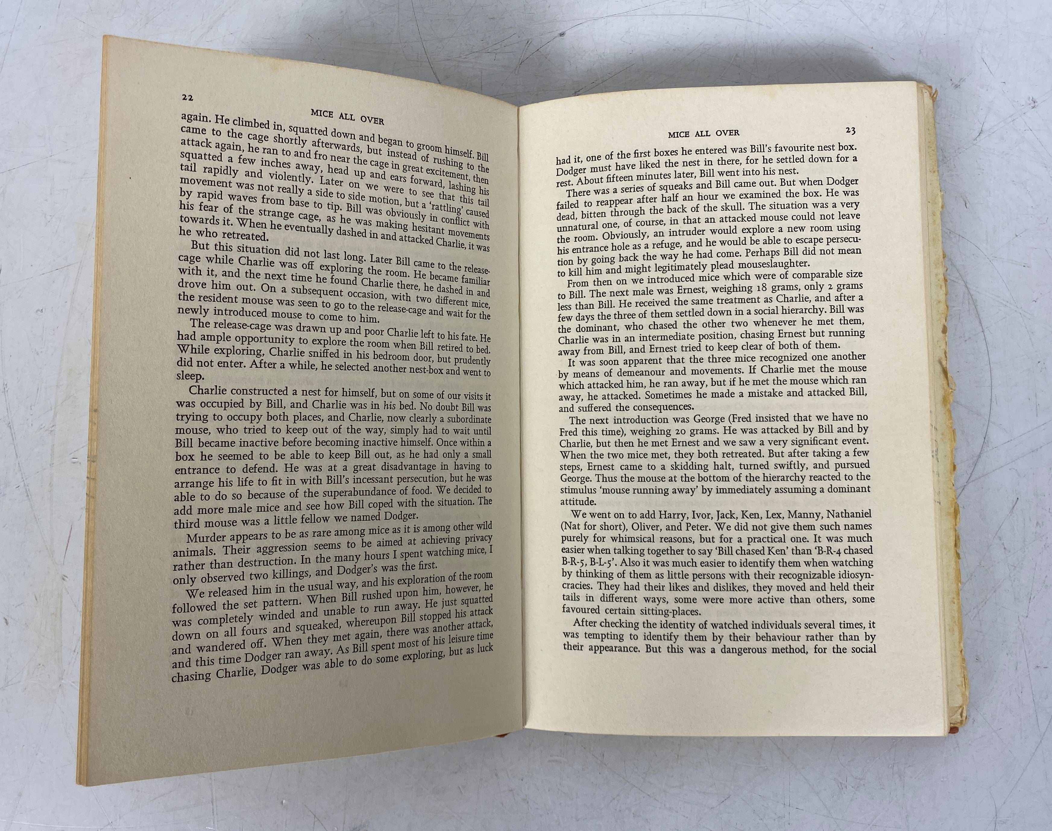Mice All Over by Peter Crowcroft 1966 Dufour Editions Inc HC DJ