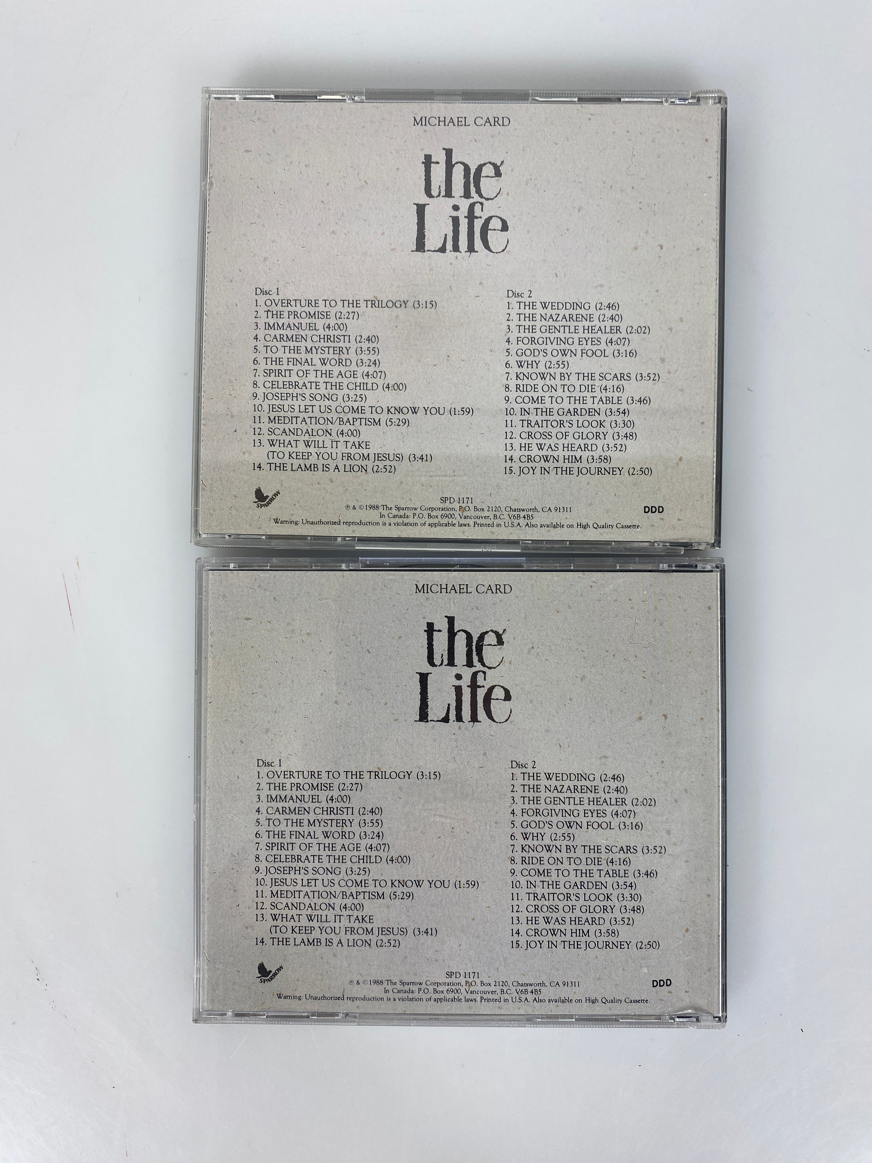 Michael Card The Life CD set of 2 1988