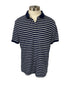 Michael Kors Blue and White striped Polo Men's Size L