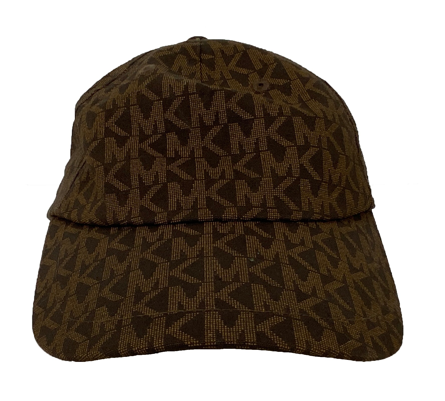 Michael Kors Brown Monogram Pattern Hat