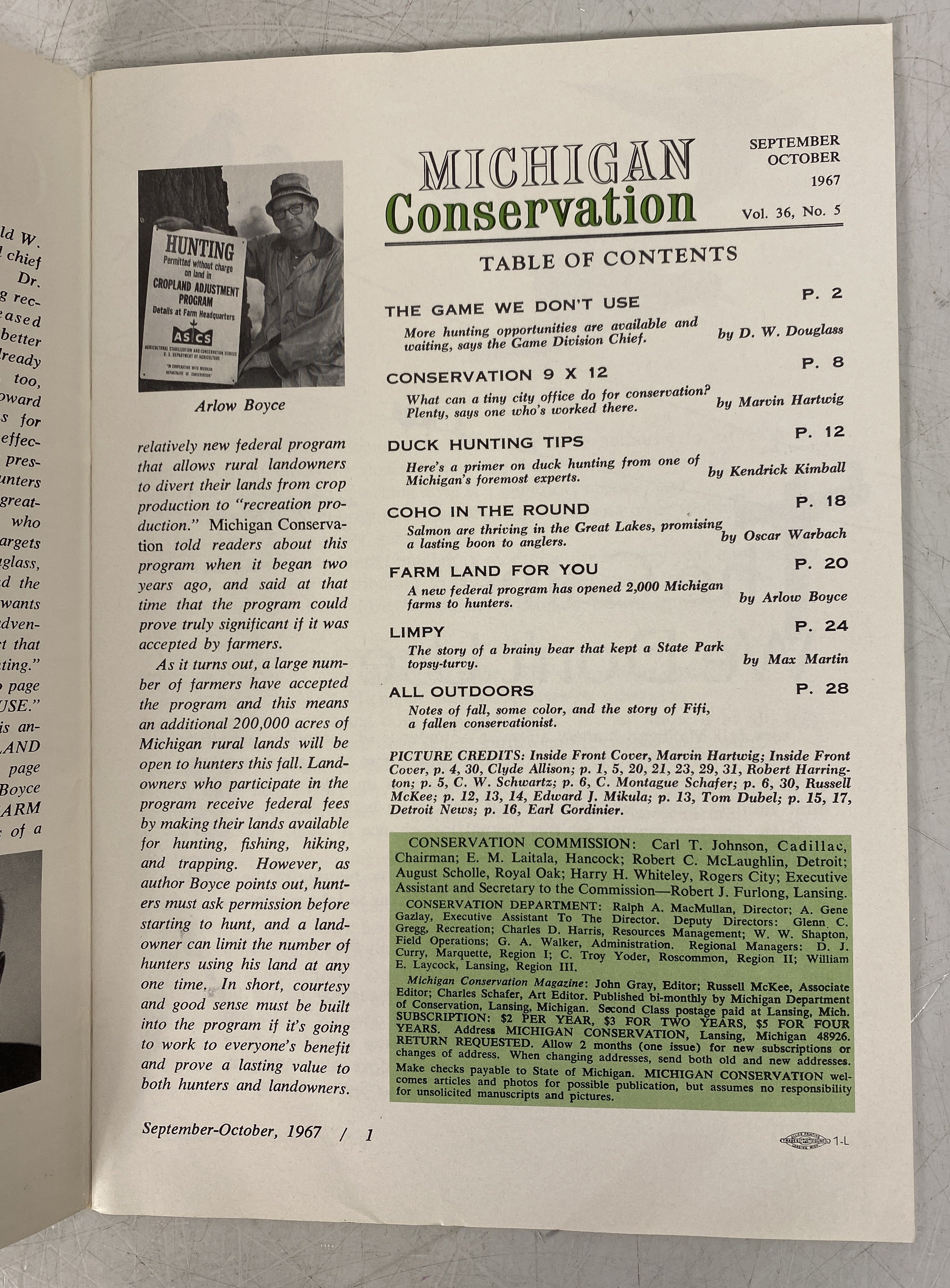 Michigan Conservation Magazine September/October 1967