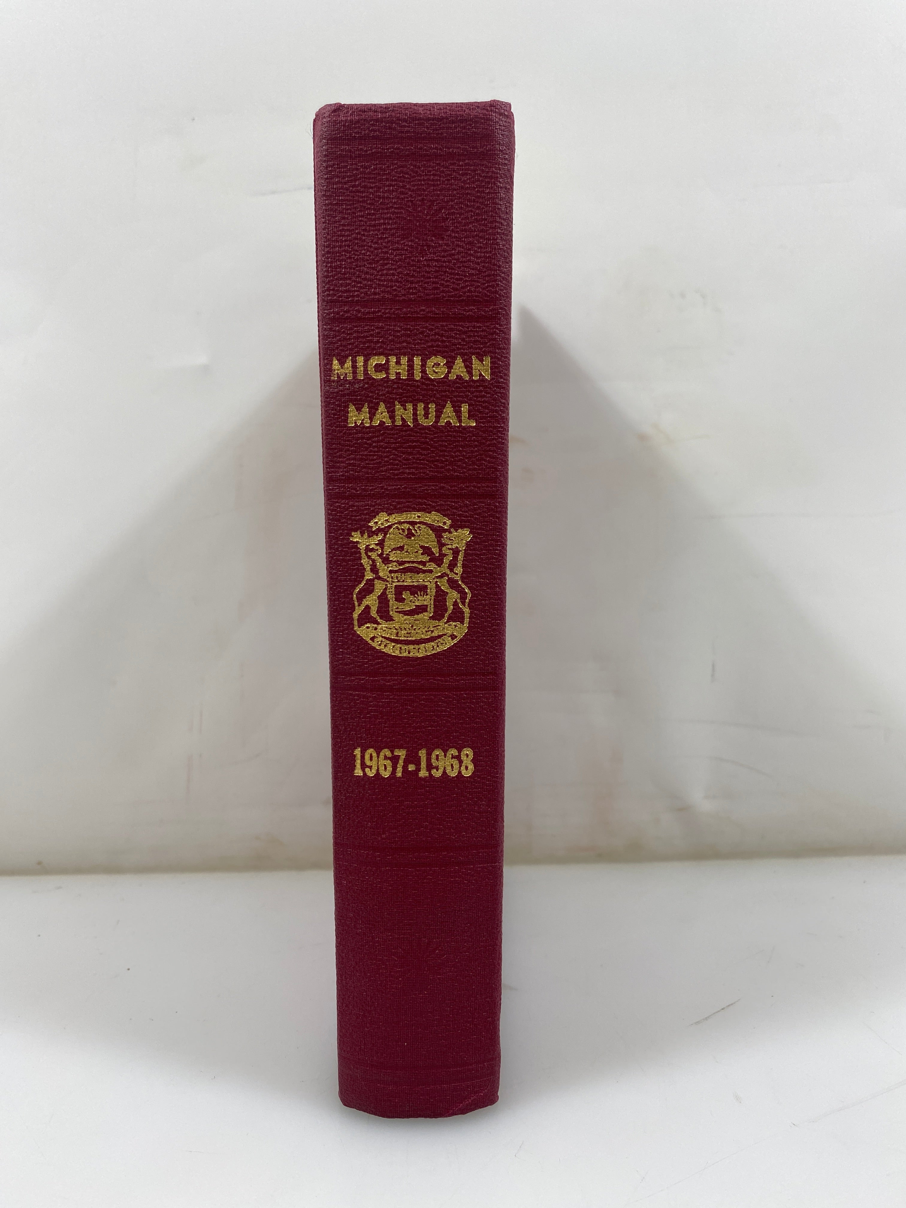 Michigan Manual by The State of Michigan 1967-1968 HC