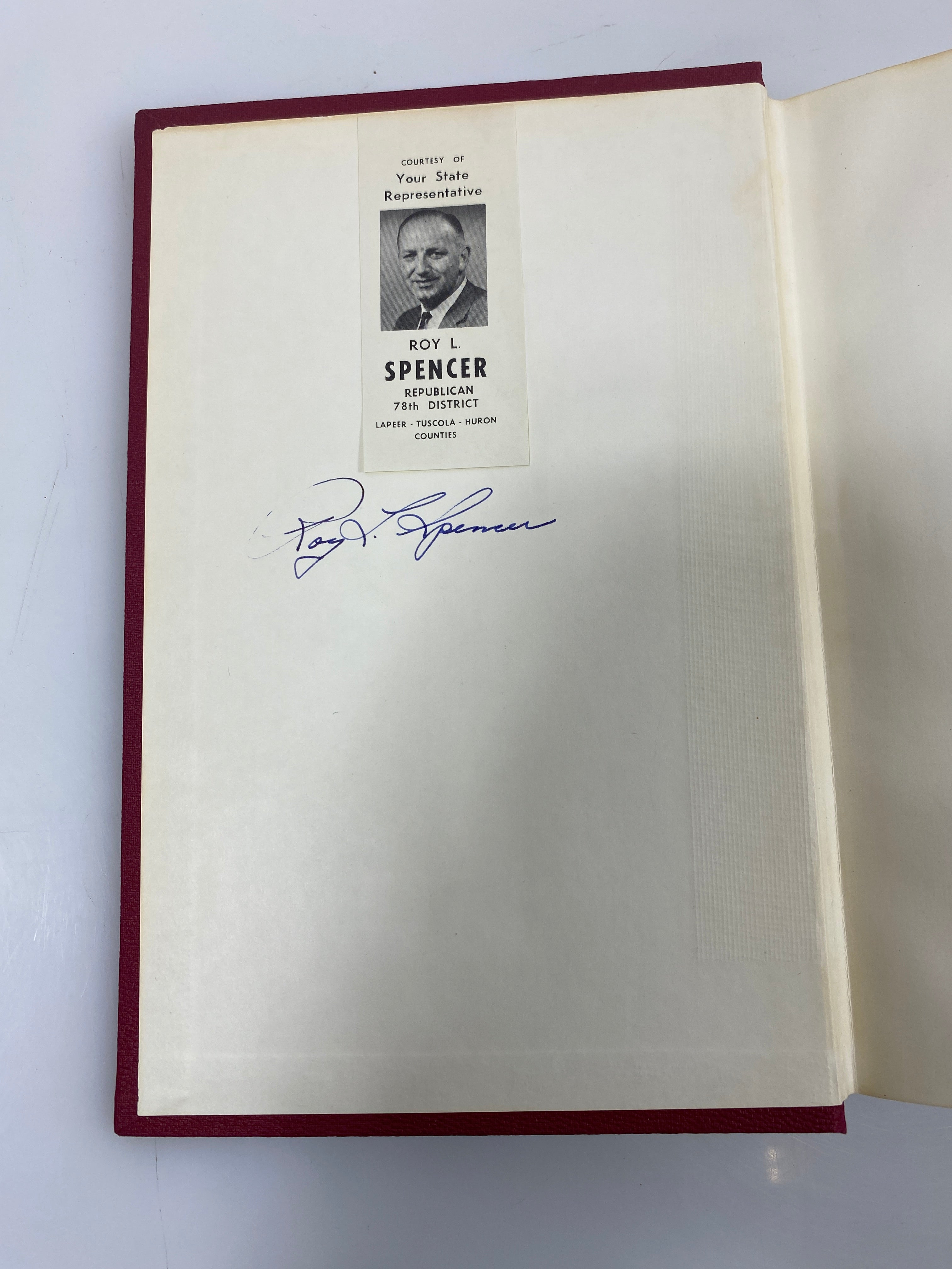 Michigan Manual by The State of Michigan 1967-1968 HC