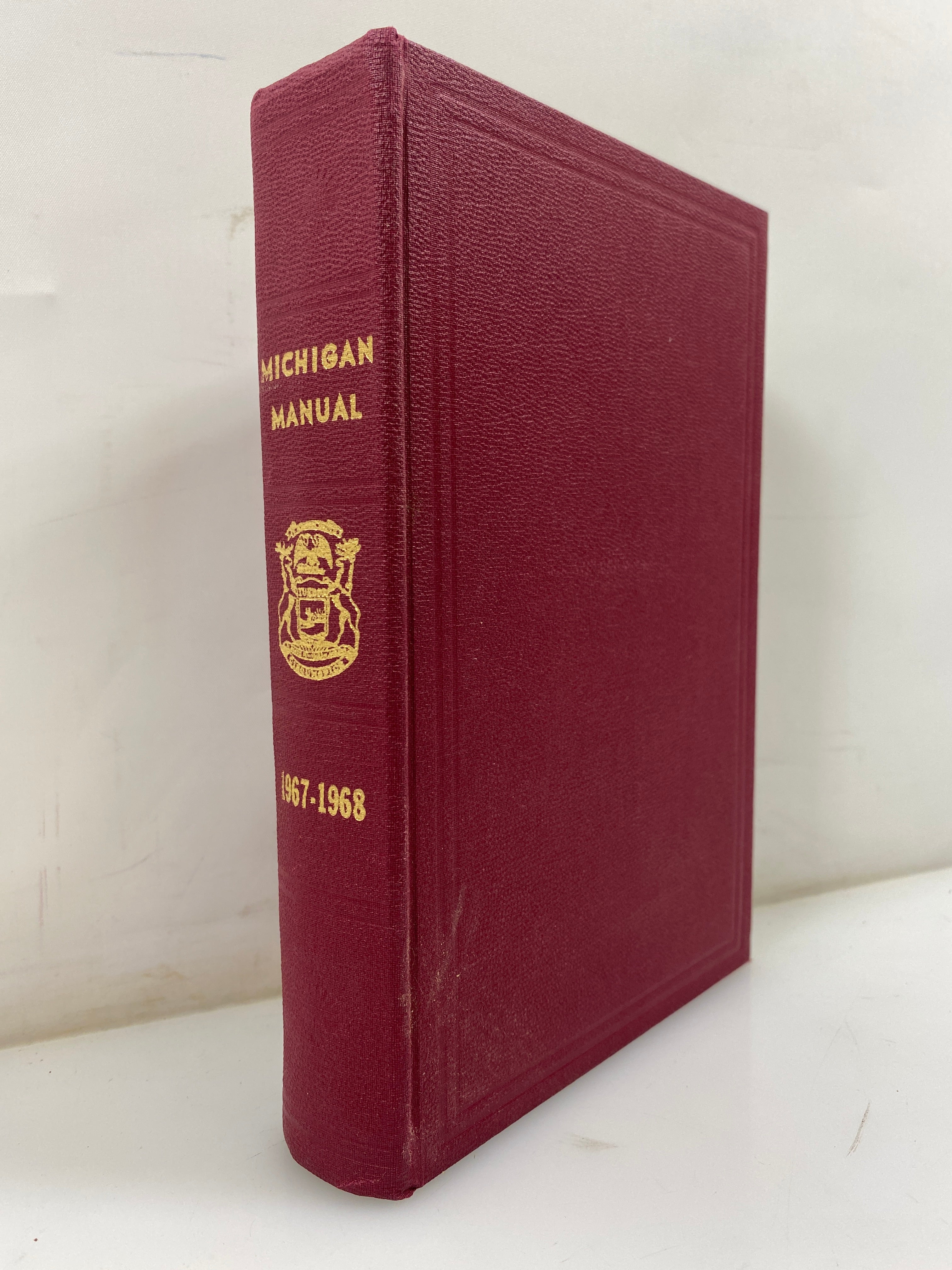 Michigan Manual by The State of Michigan 1967-1968 HC