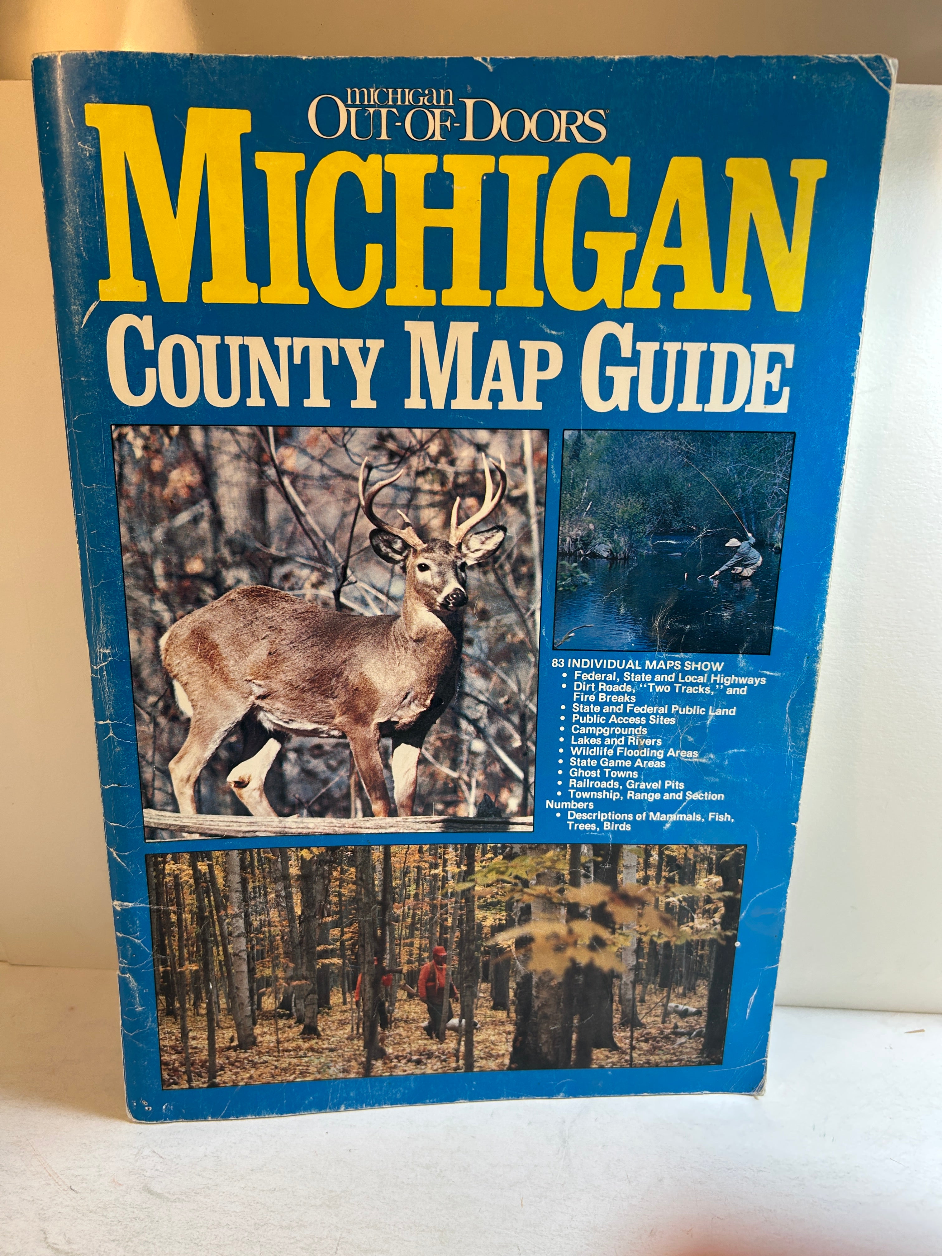 Michigan Outdoors: MI County Map Guide Oversized SC