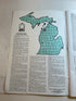 Michigan Outdoors: MI County Map Guide Oversized SC
