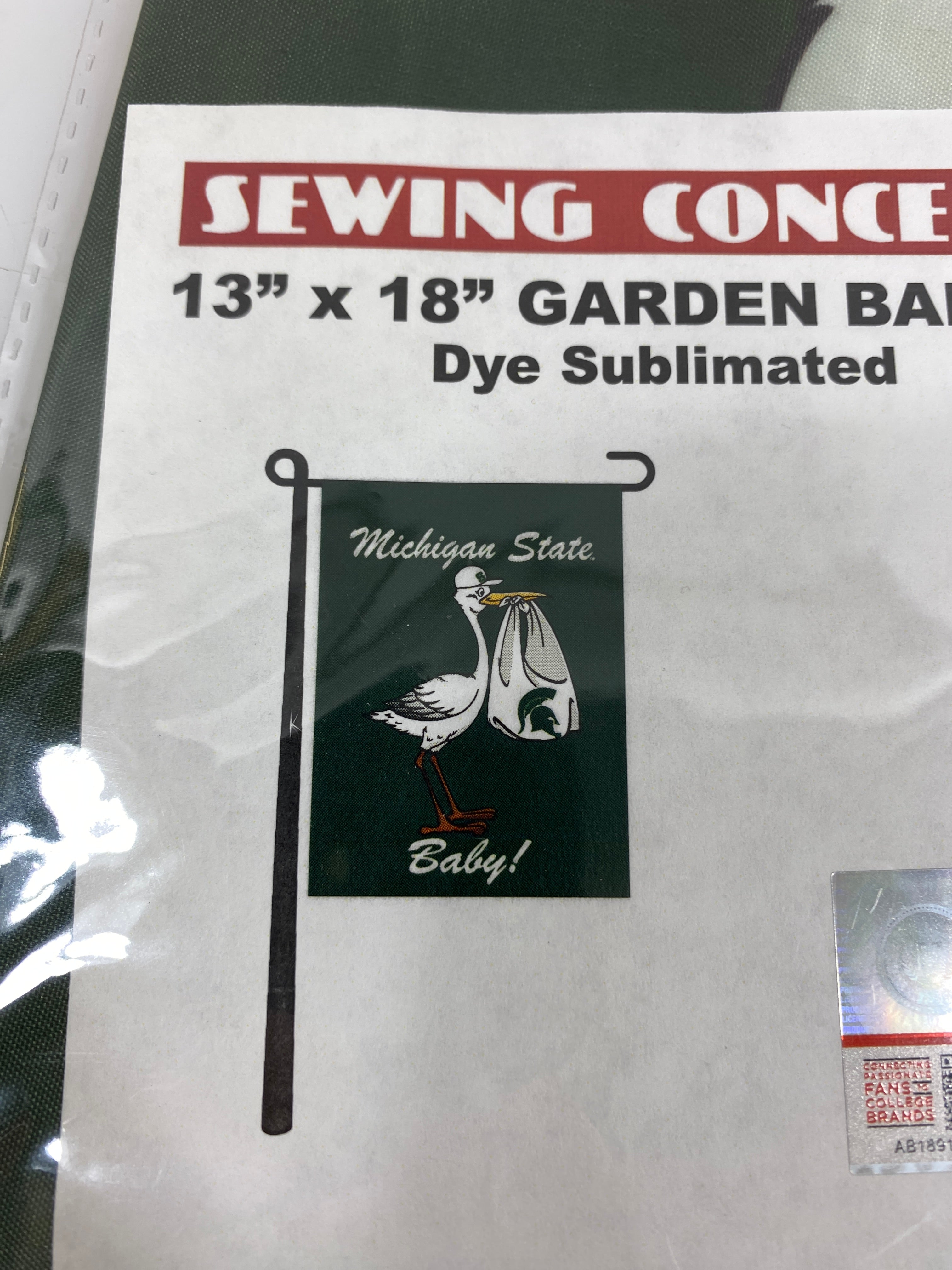 Michigan State Baby Shower Garden Banner *New*