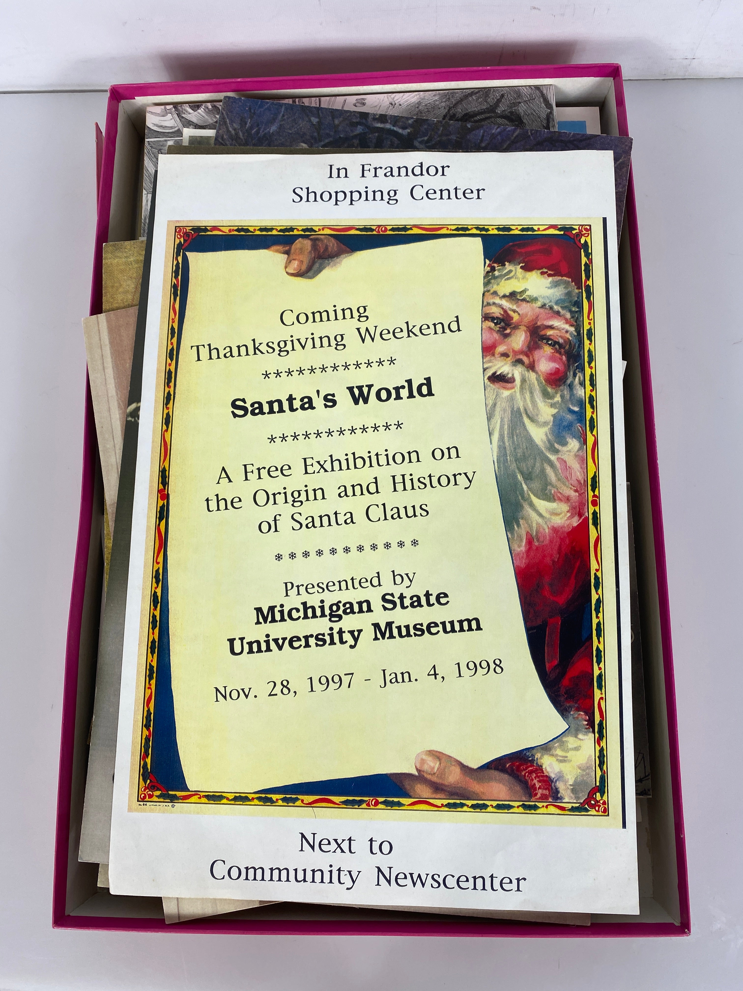 Michigan State Museum Santa Claus Christmas Exhibit 1997-1998