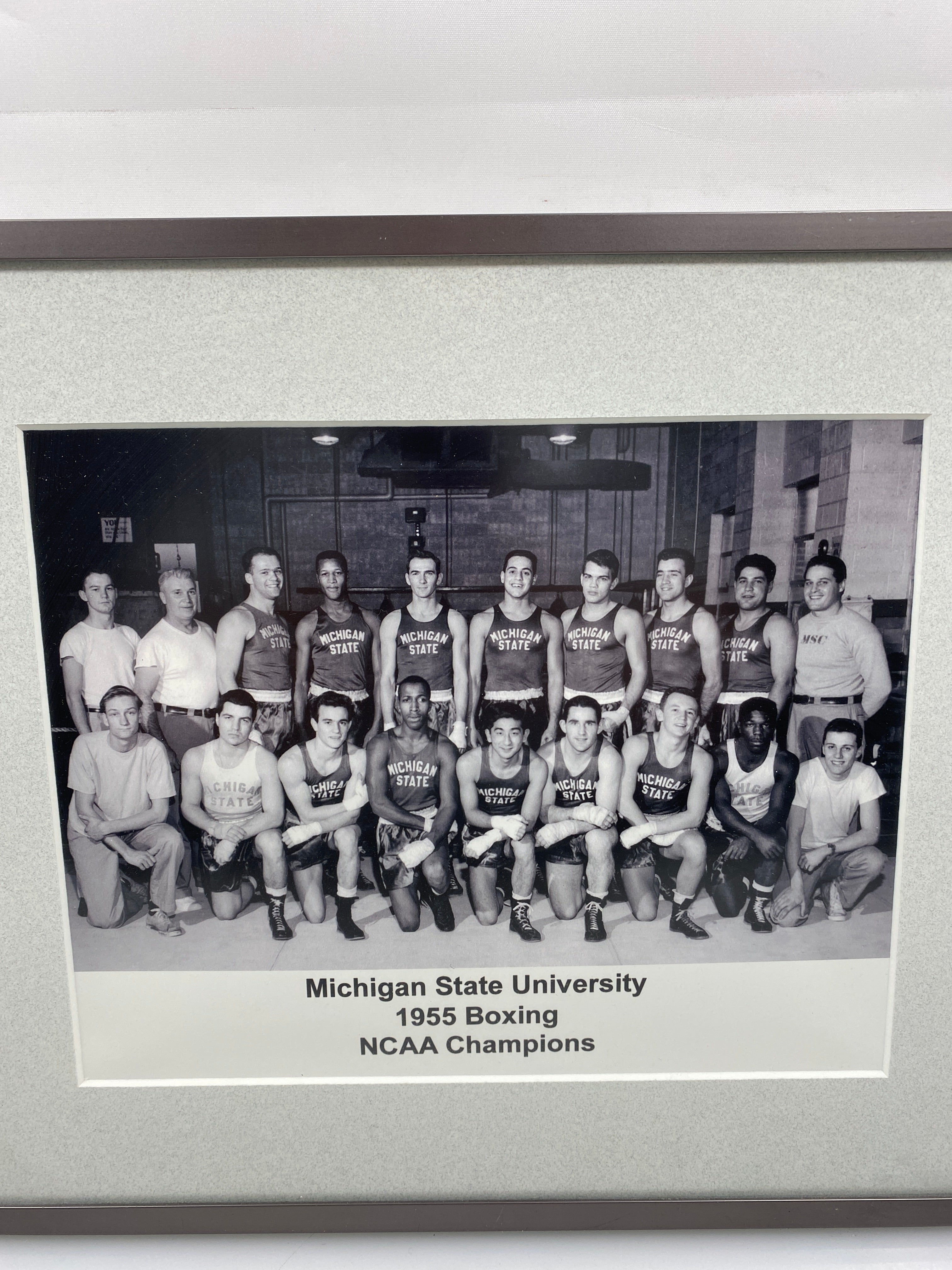 Michigan State University 1955 Boxing NCAA Champions Photo