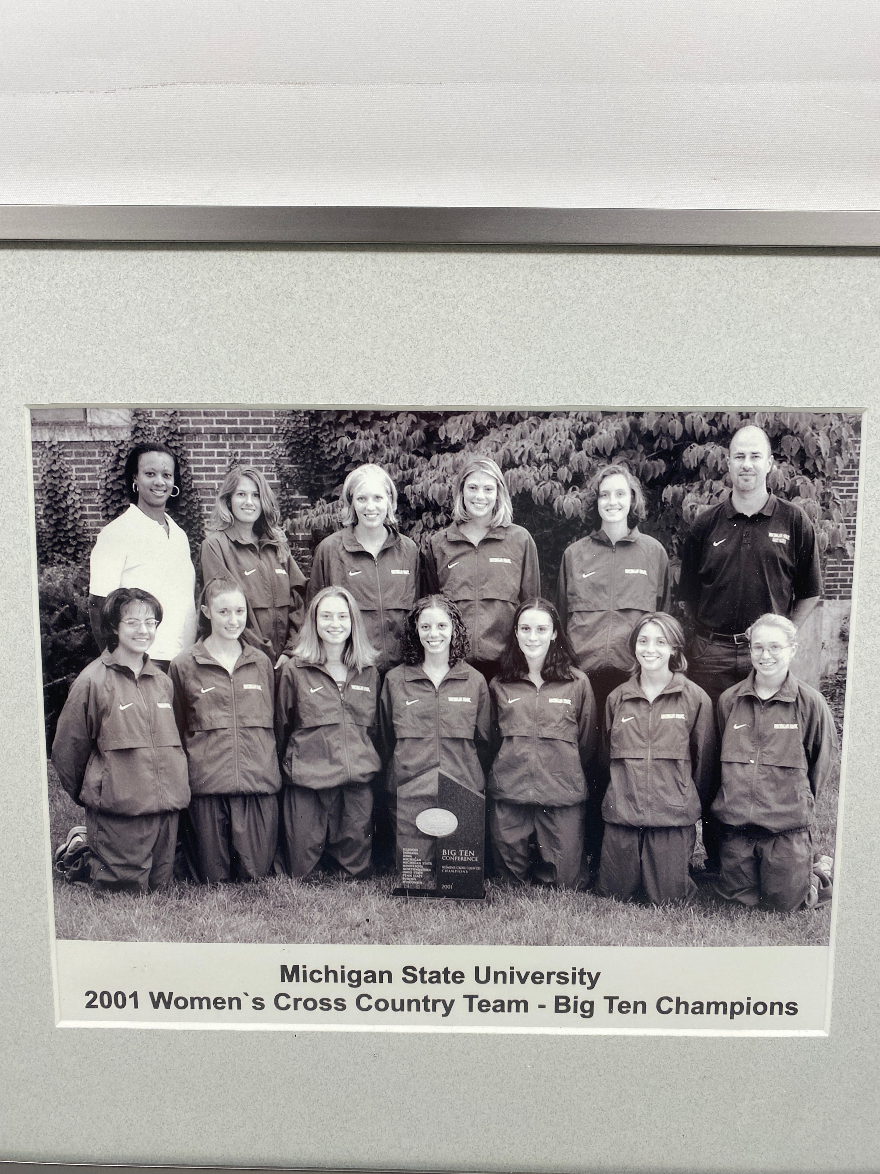 Michigan State University 2001 Women's Cross Country Team - Big Ten Champions Photo