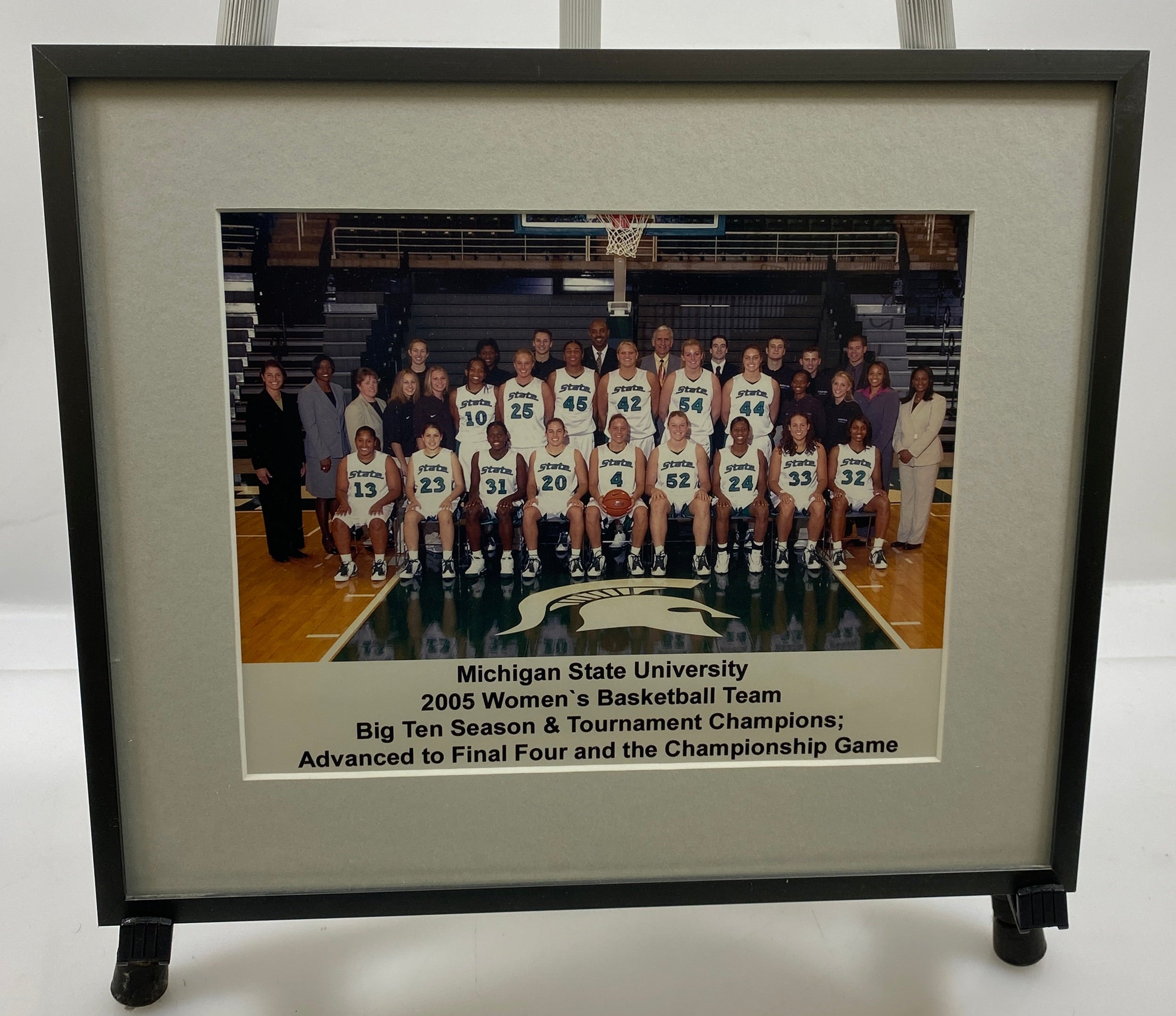 Michigan State University 2005 Women's Basketball Team Framed Championship Team Photo