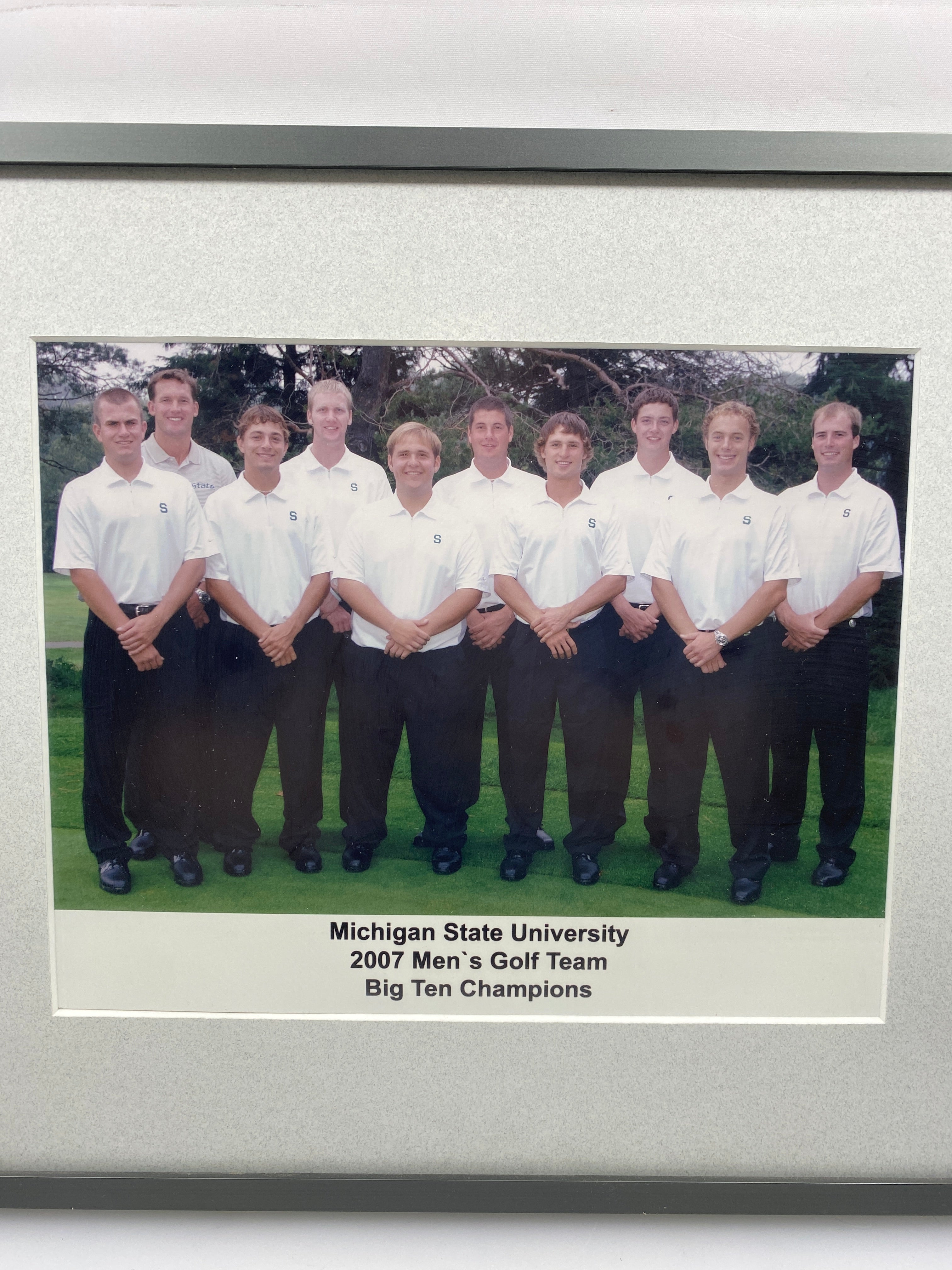 Michigan State University 2007 Men's Golf Team Big Ten Champions