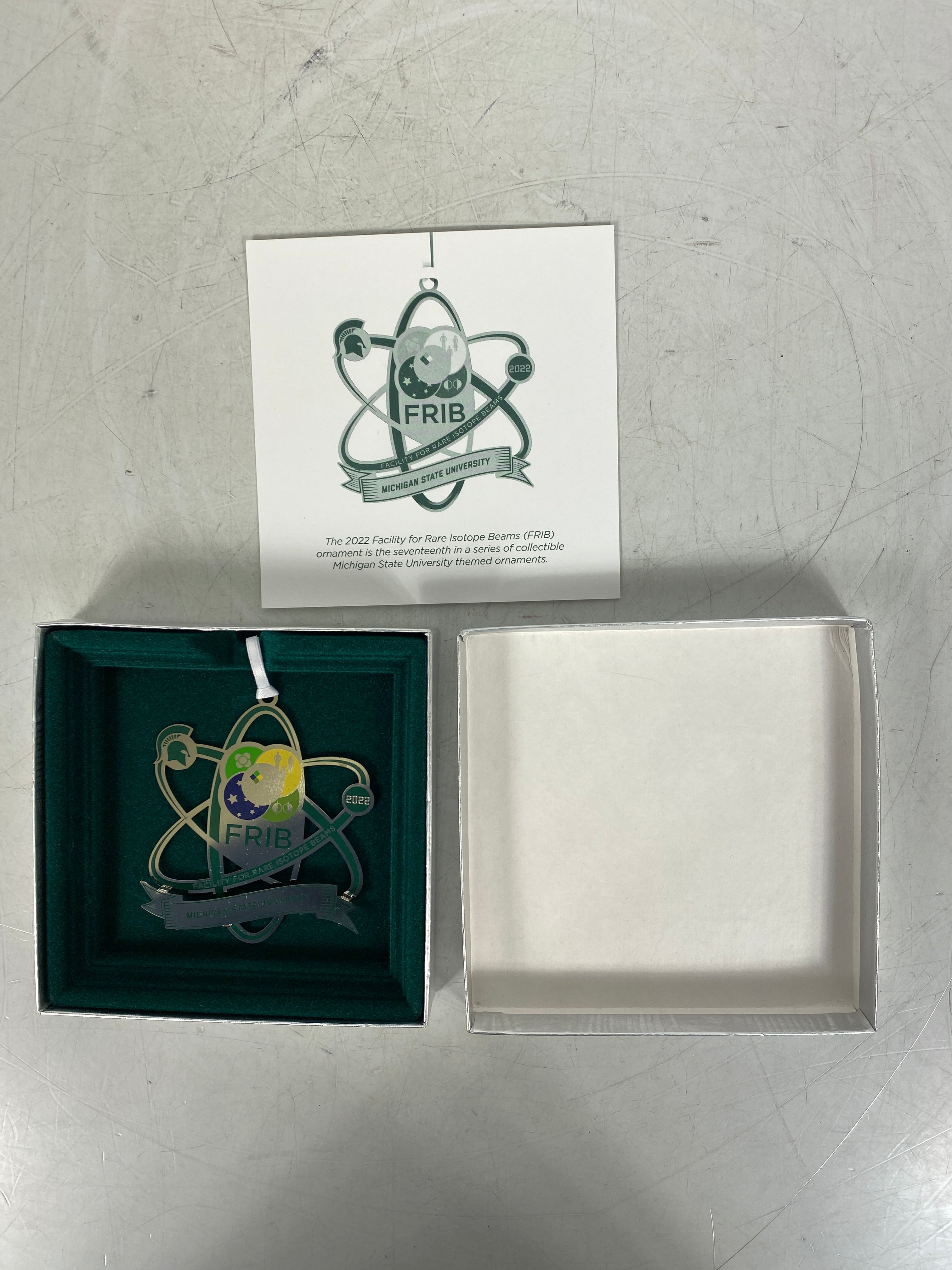 Michigan State University 2022 MSU Facility for Rare Isotope Beams (FRIB) Ornament 17th Series