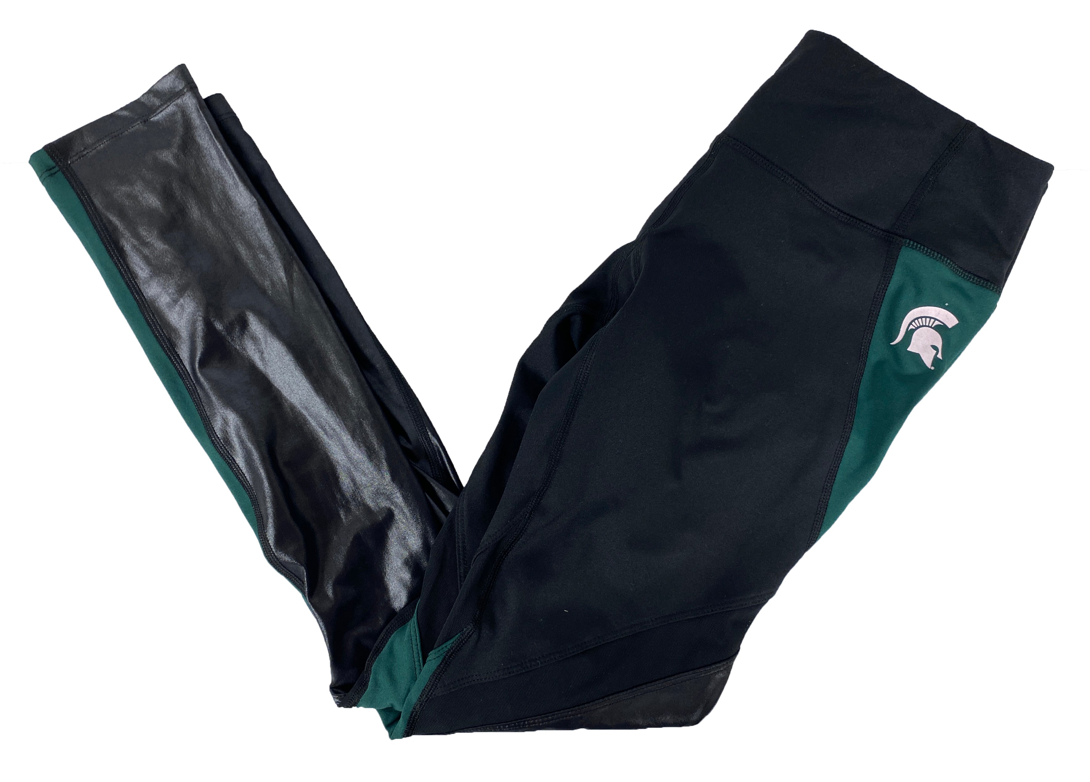 Michigan State University Black Leggings Women's Size S