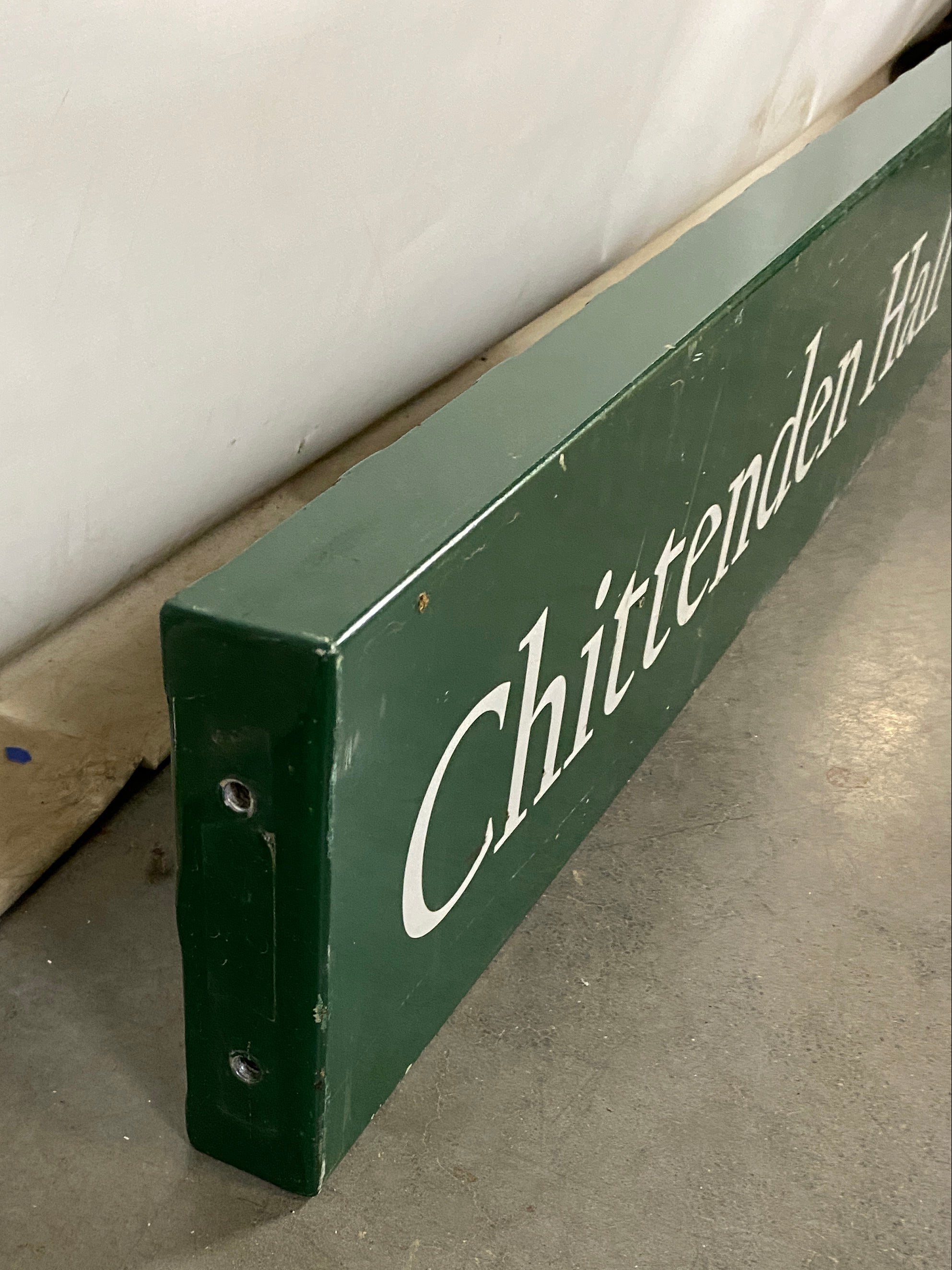 Michigan State University "Chittenden Hall" Sign