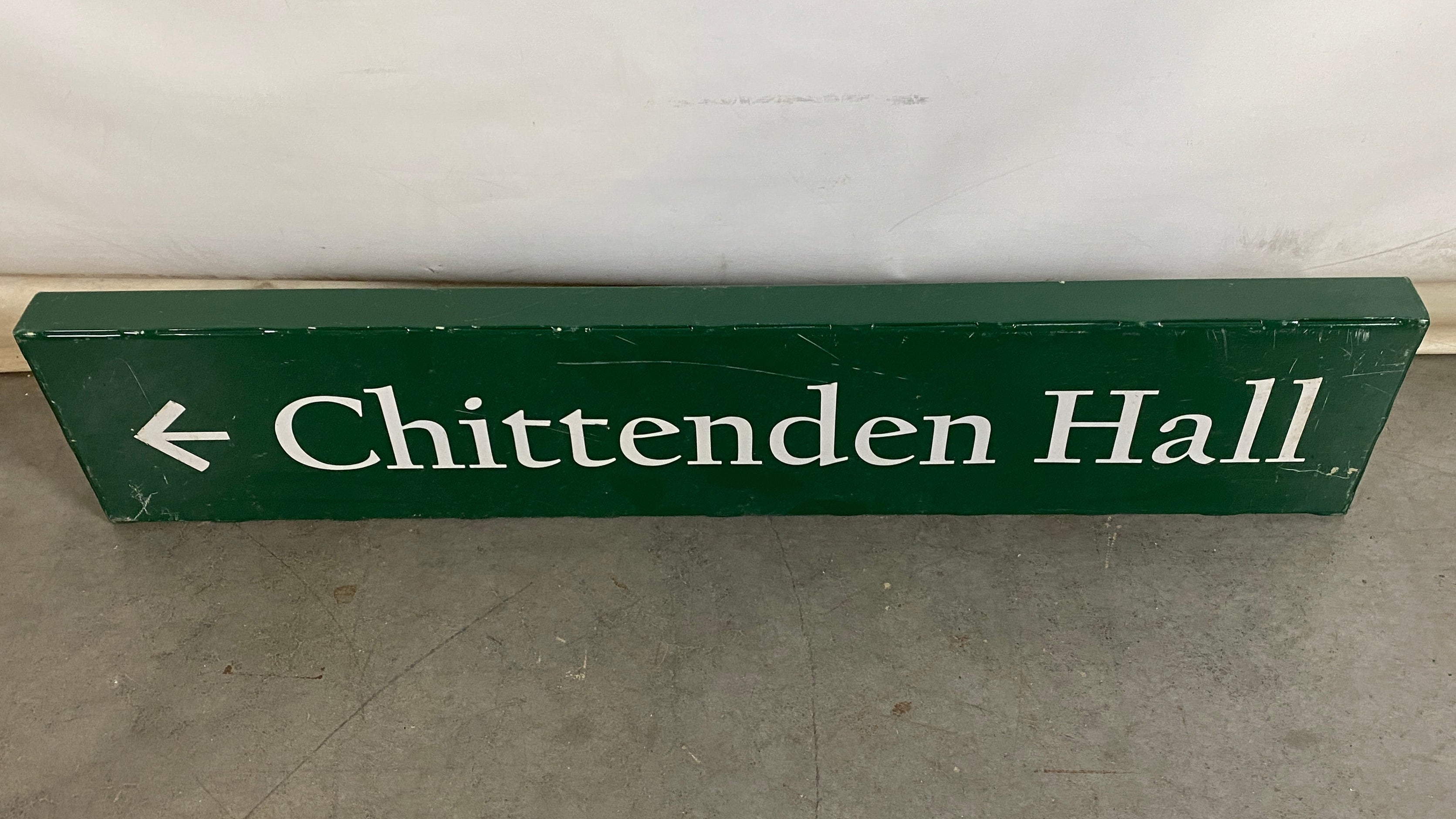 Michigan State University "Chittenden Hall" Sign