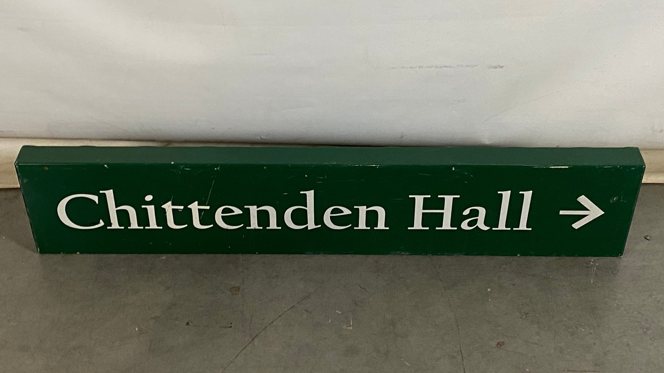 Michigan State University "Chittenden Hall" Sign