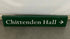 Michigan State University "Chittenden Hall" Sign