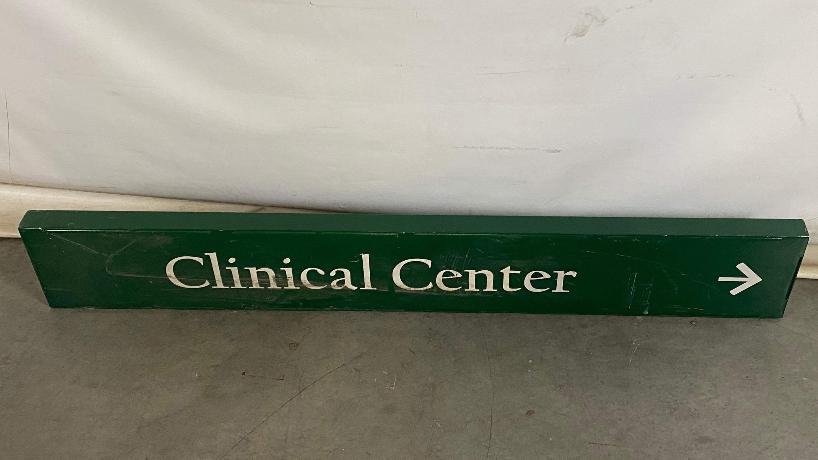 Michigan State University "Clinical Center" Sign