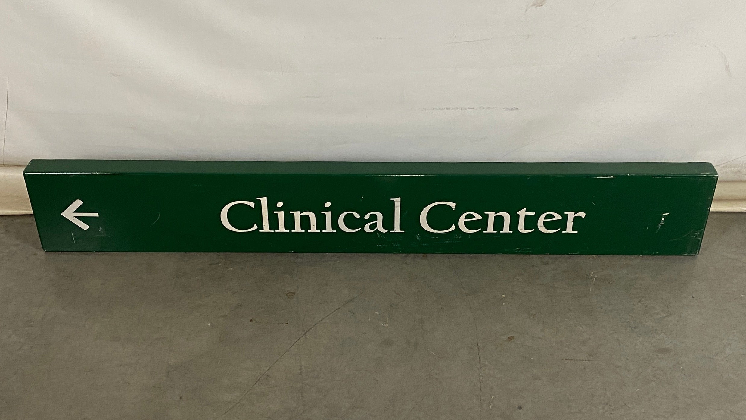 Michigan State University "Clinical Center" Sign
