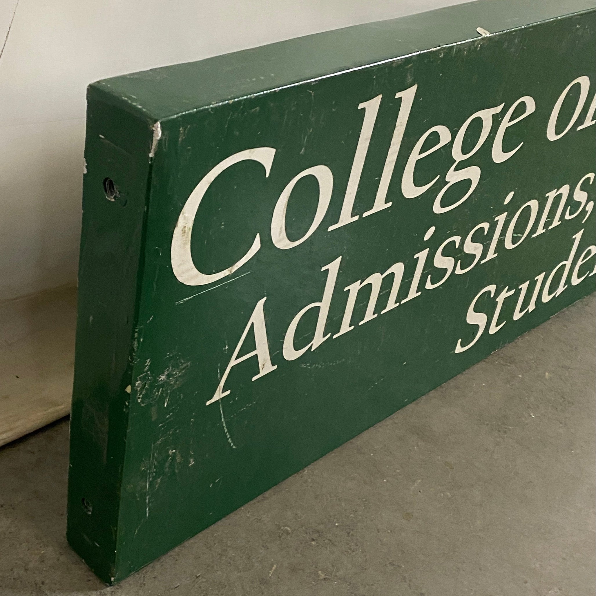 Michigan State University "College of Human Medicine" Sign