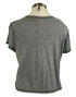 Michigan State University Gray "State Spartans" Cropped T-Shirt Women's Size XL