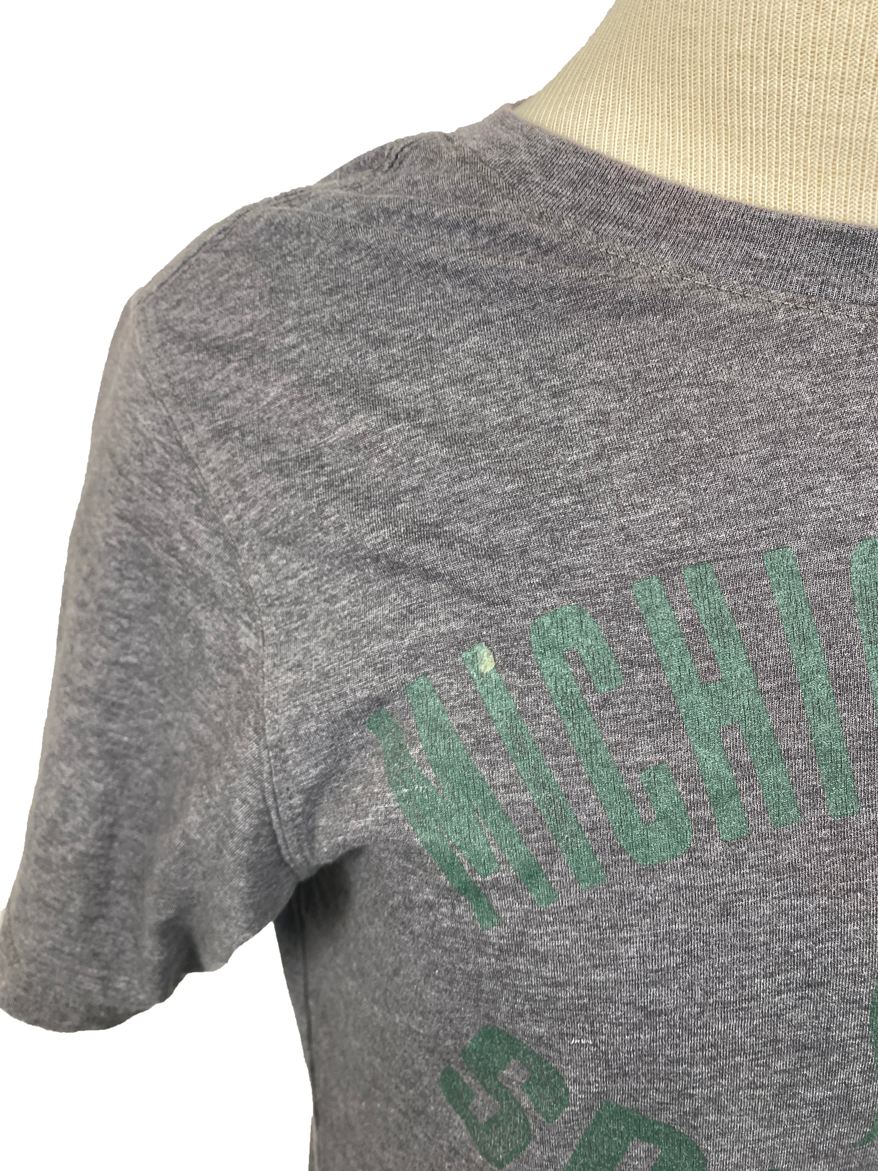 Michigan State University Gray T-Shirt Unisex Size M