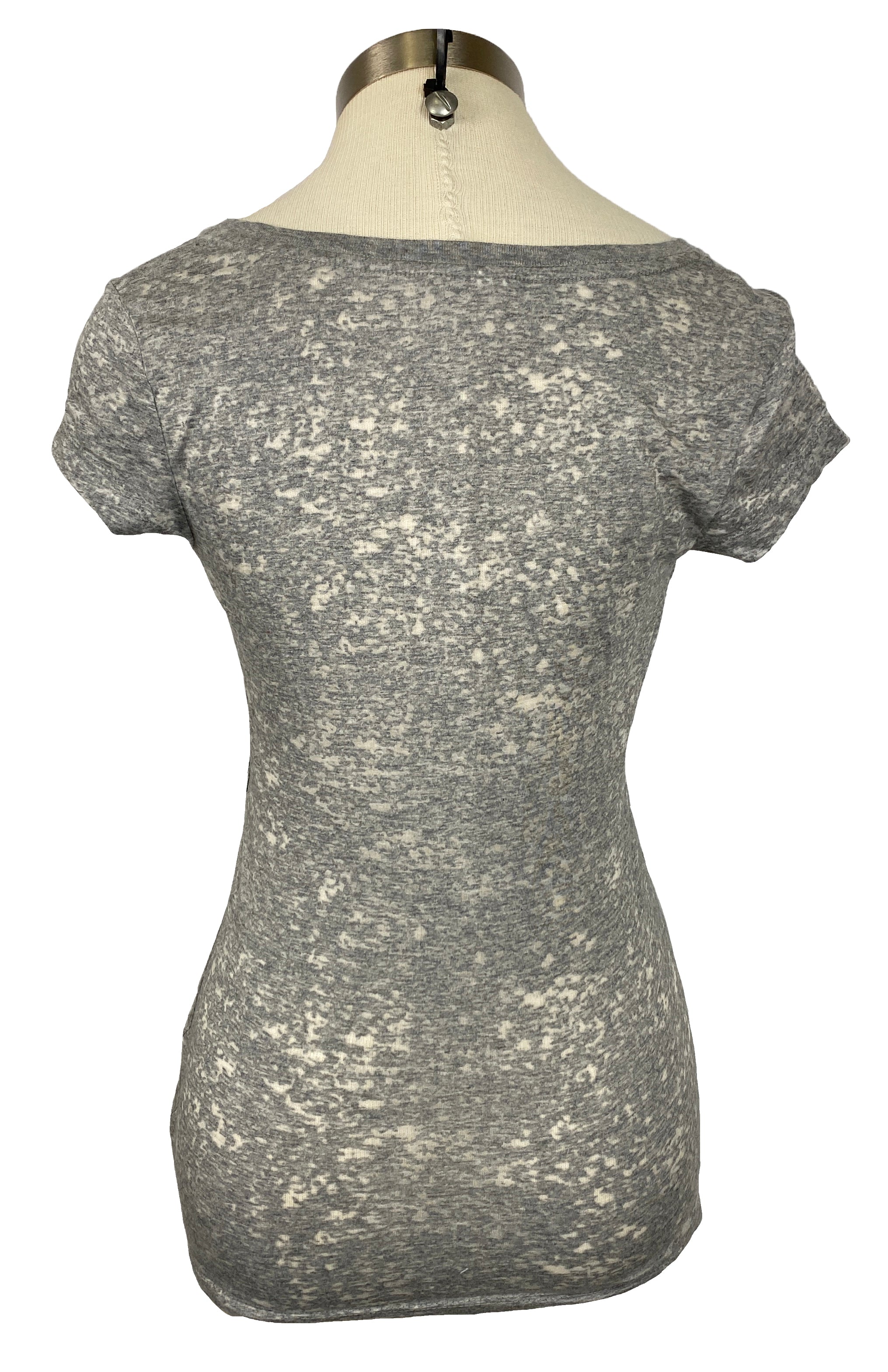 Michigan State University Gray V-Neck T-Shirt Women's Size S
