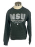 Michigan State University Green Crewneck Sweatshirt Women's Size Small