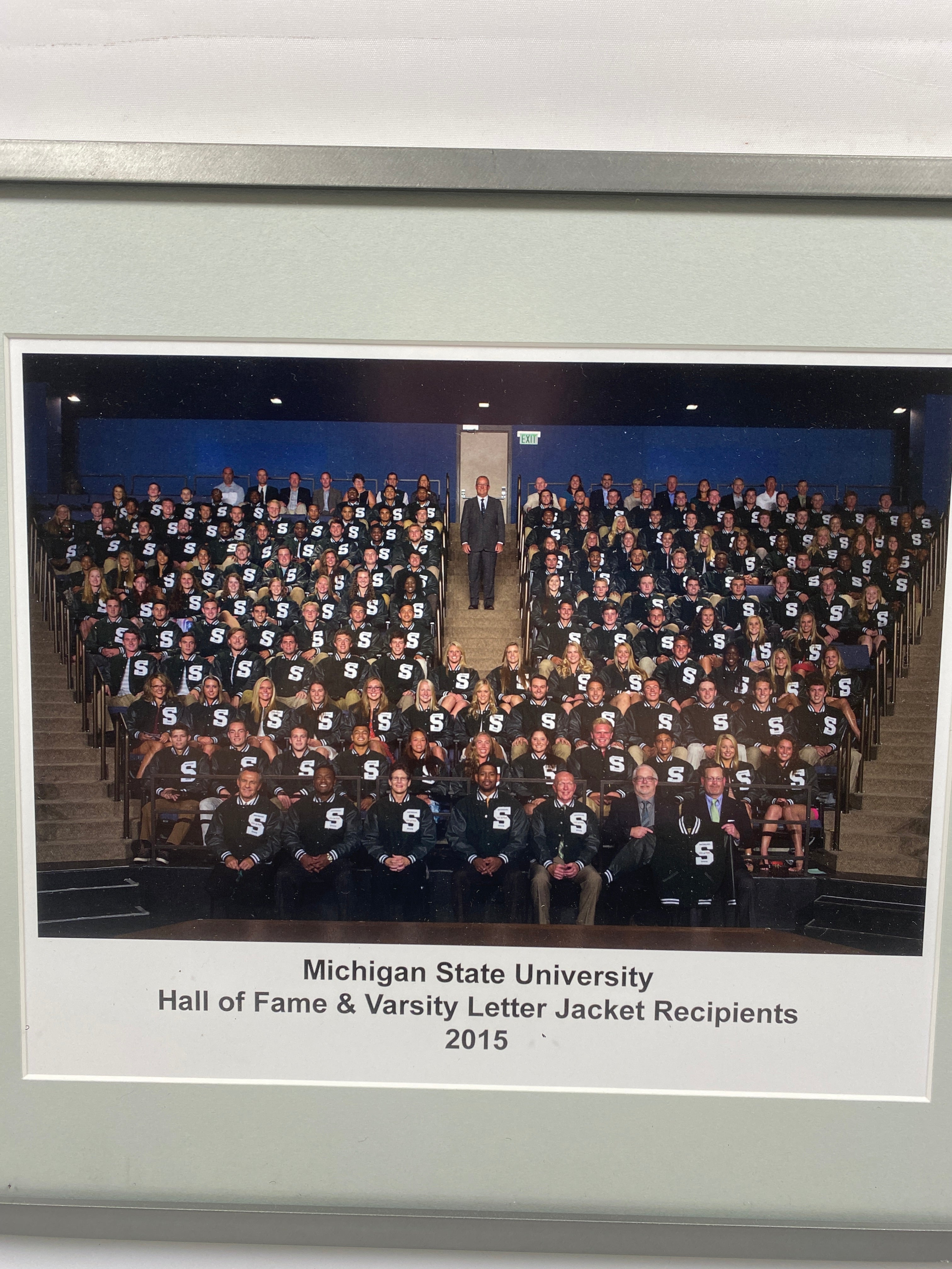 Michigan State University Hall of Fame & Varsity Letter Jacket Recipients 2015