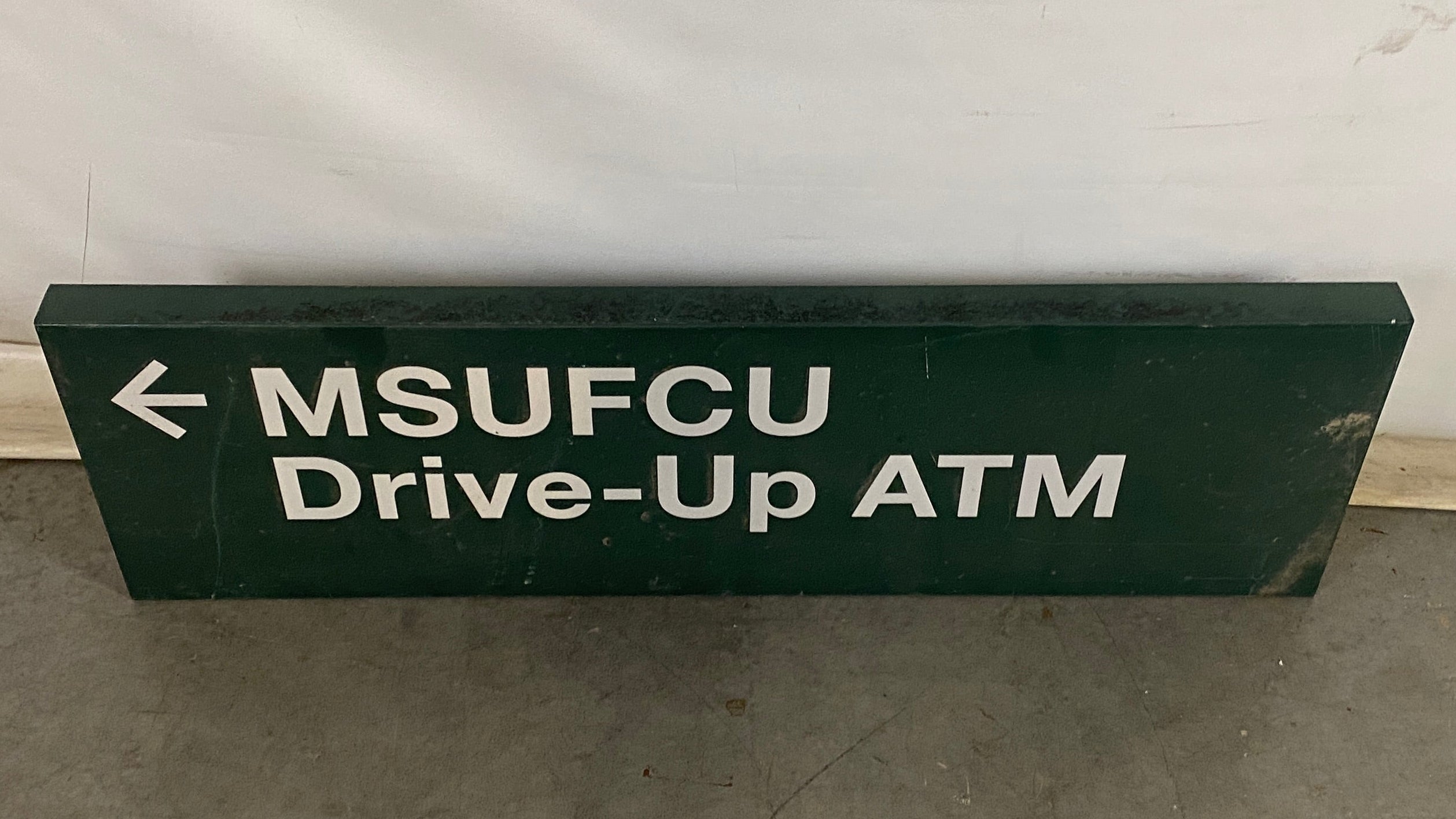 Michigan State University "MSUFCU ATM" Sign #2