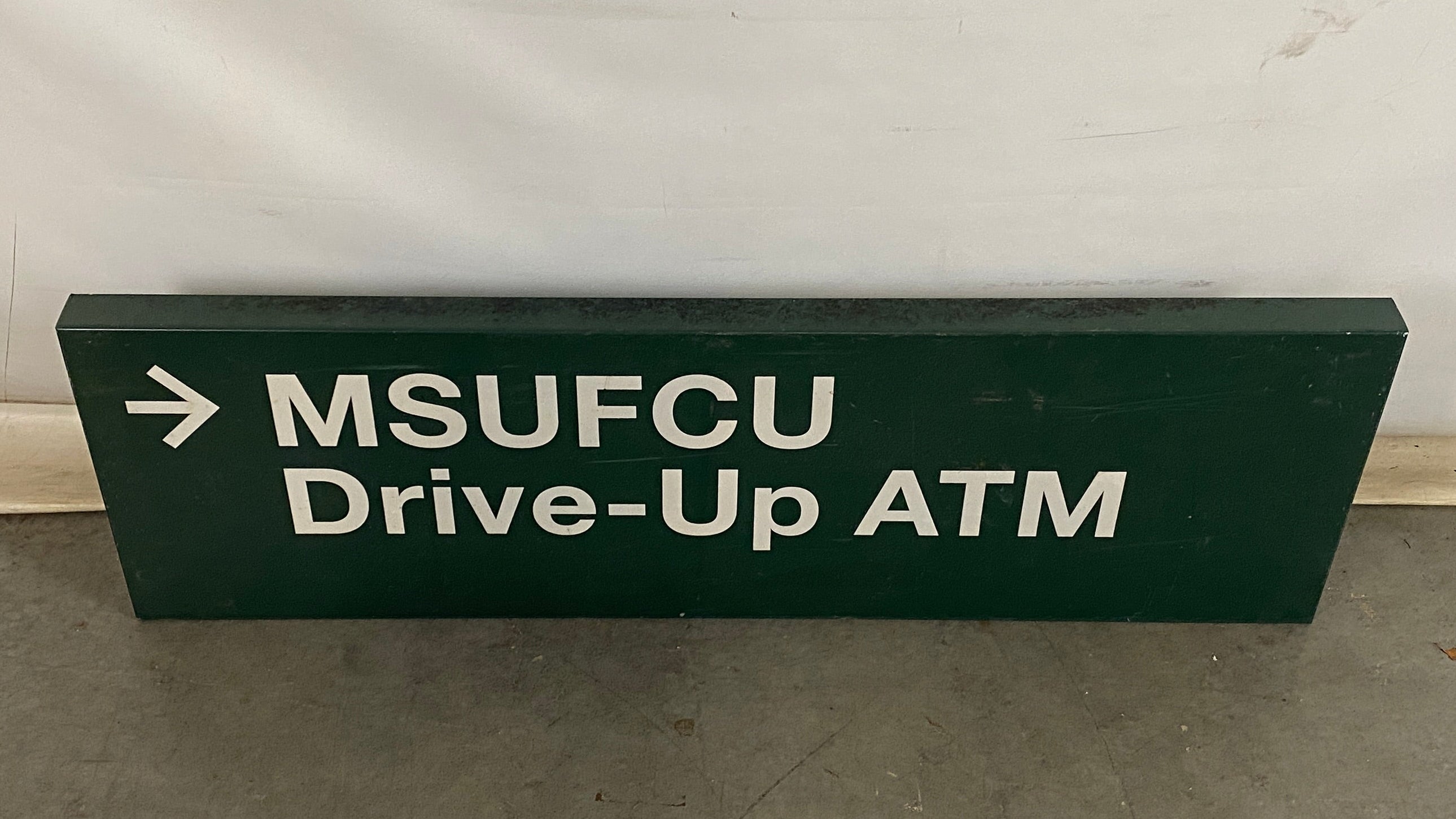 Michigan State University "MSUFCU ATM" Sign #2