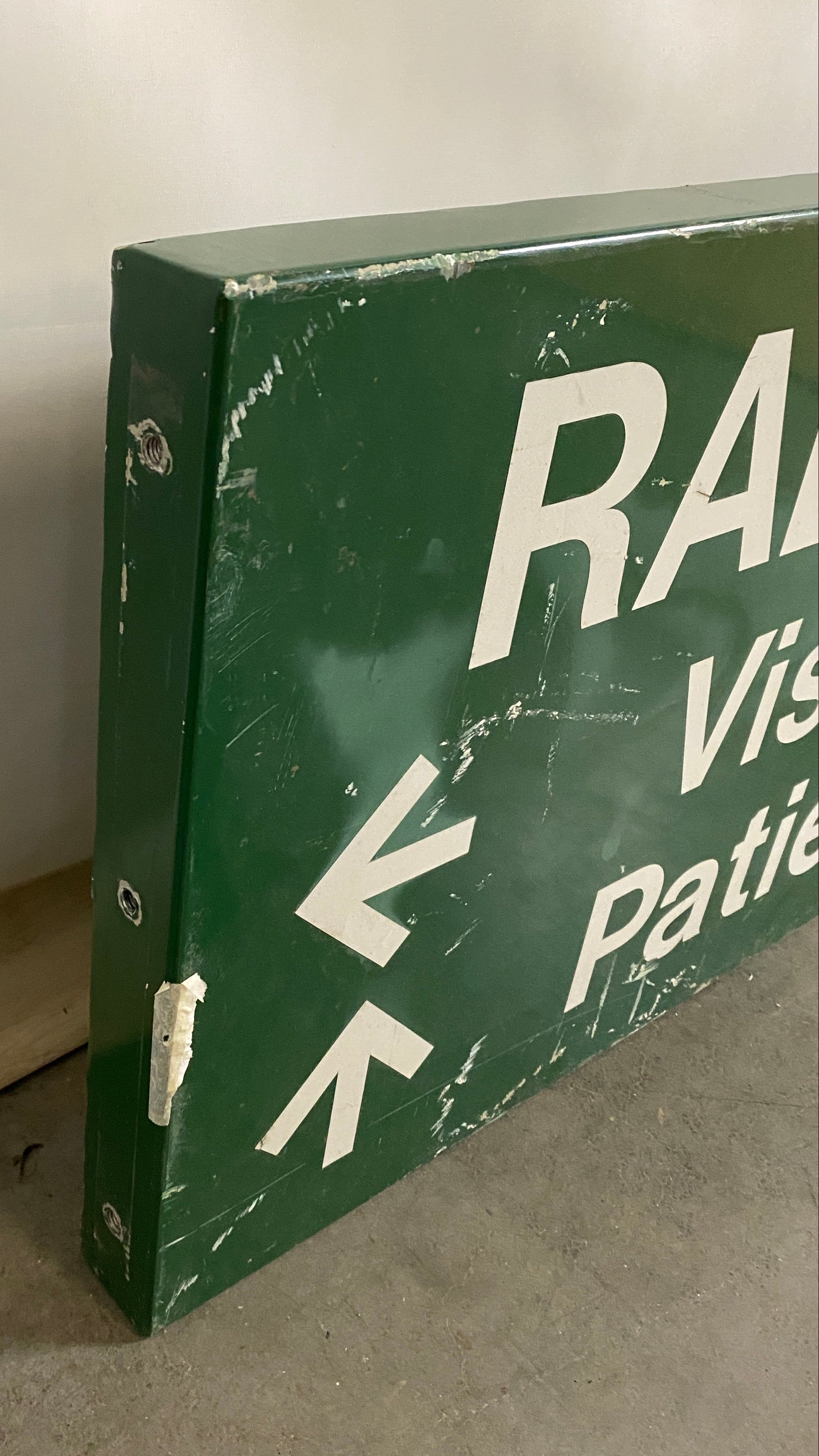 Michigan State University "Radiology" Sign