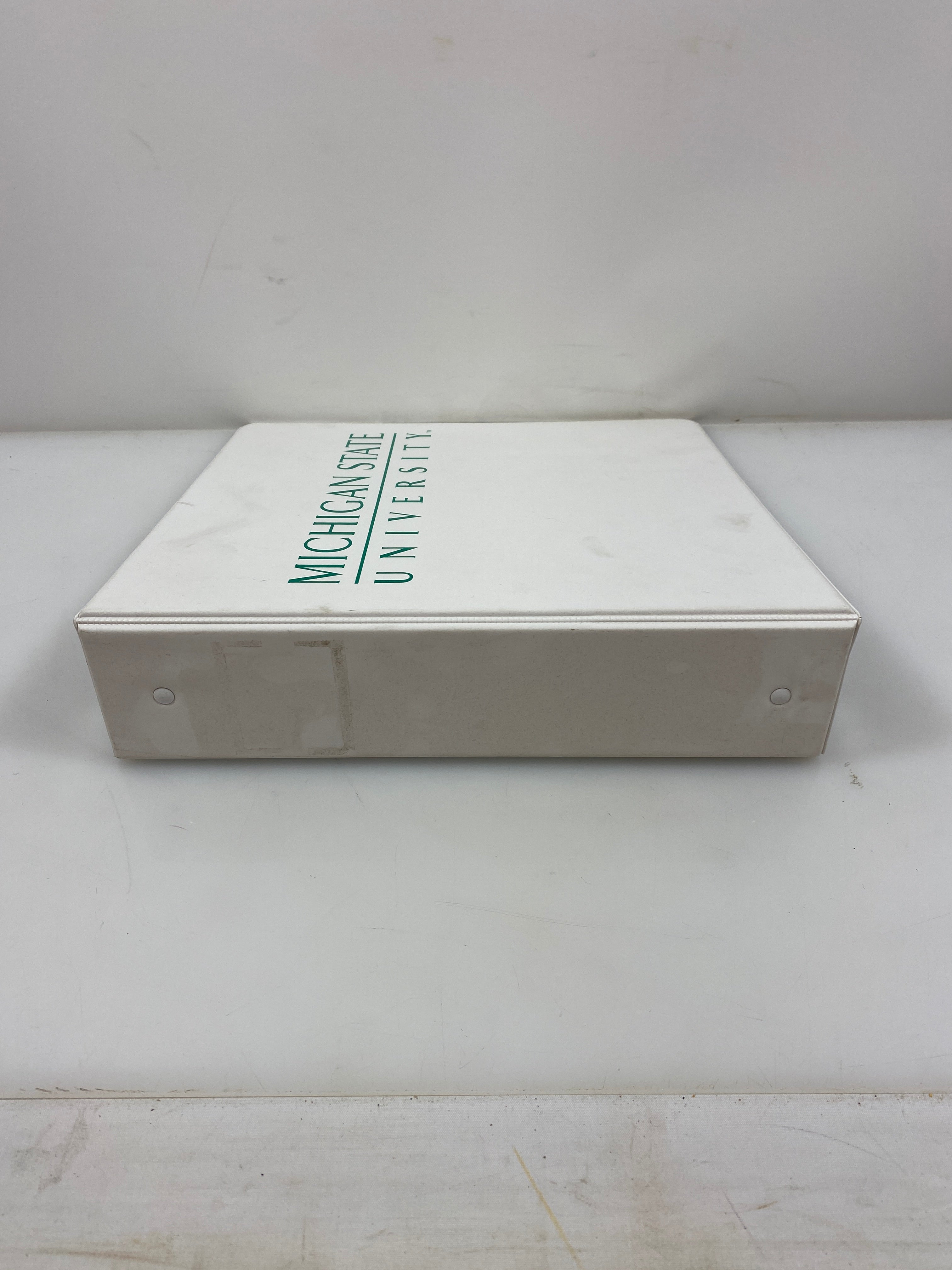 Michigan State University White 3-Ring Binder