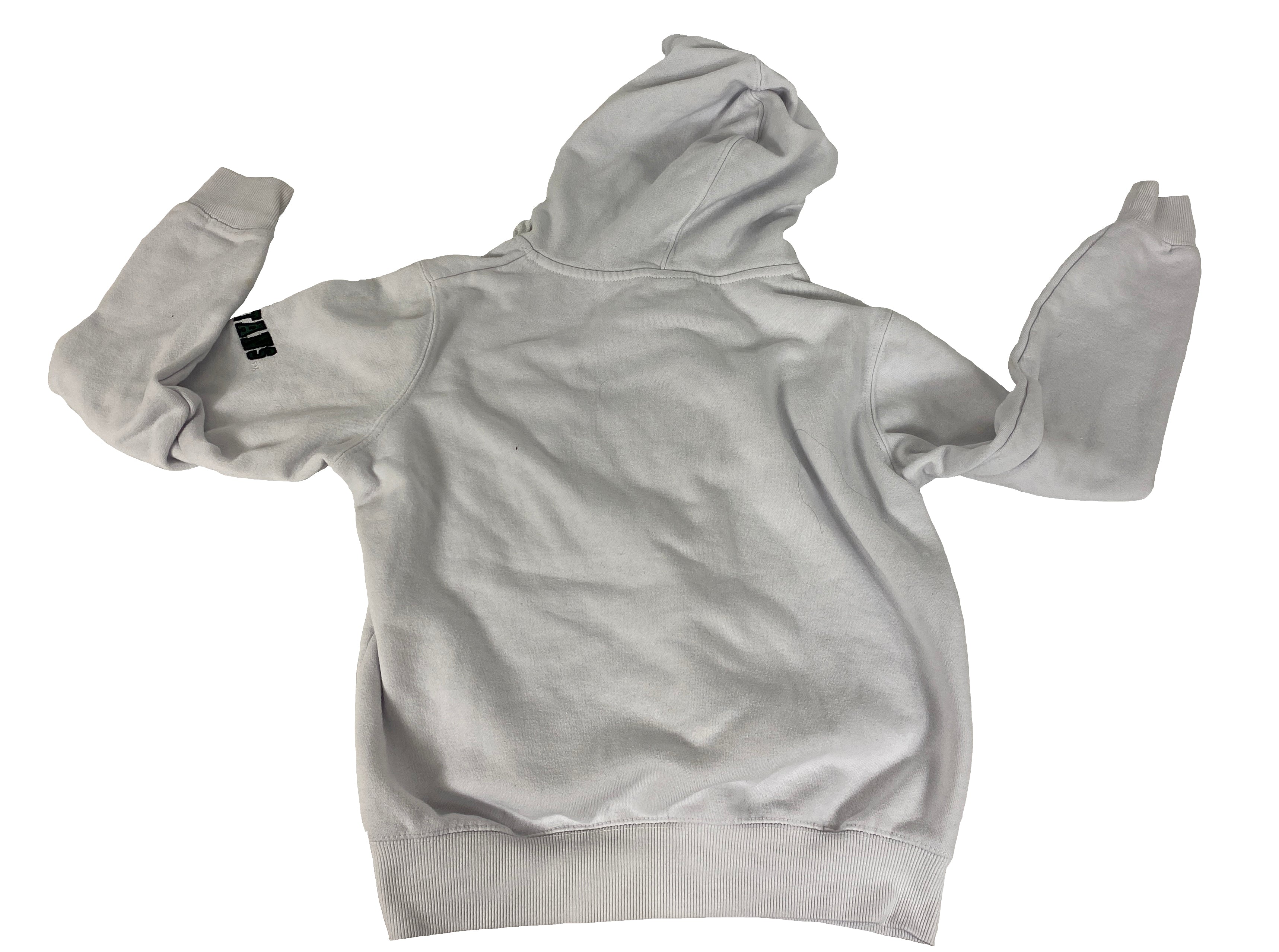 Michigan State University White Spartan Helmet Hoodie Kid's Size Small