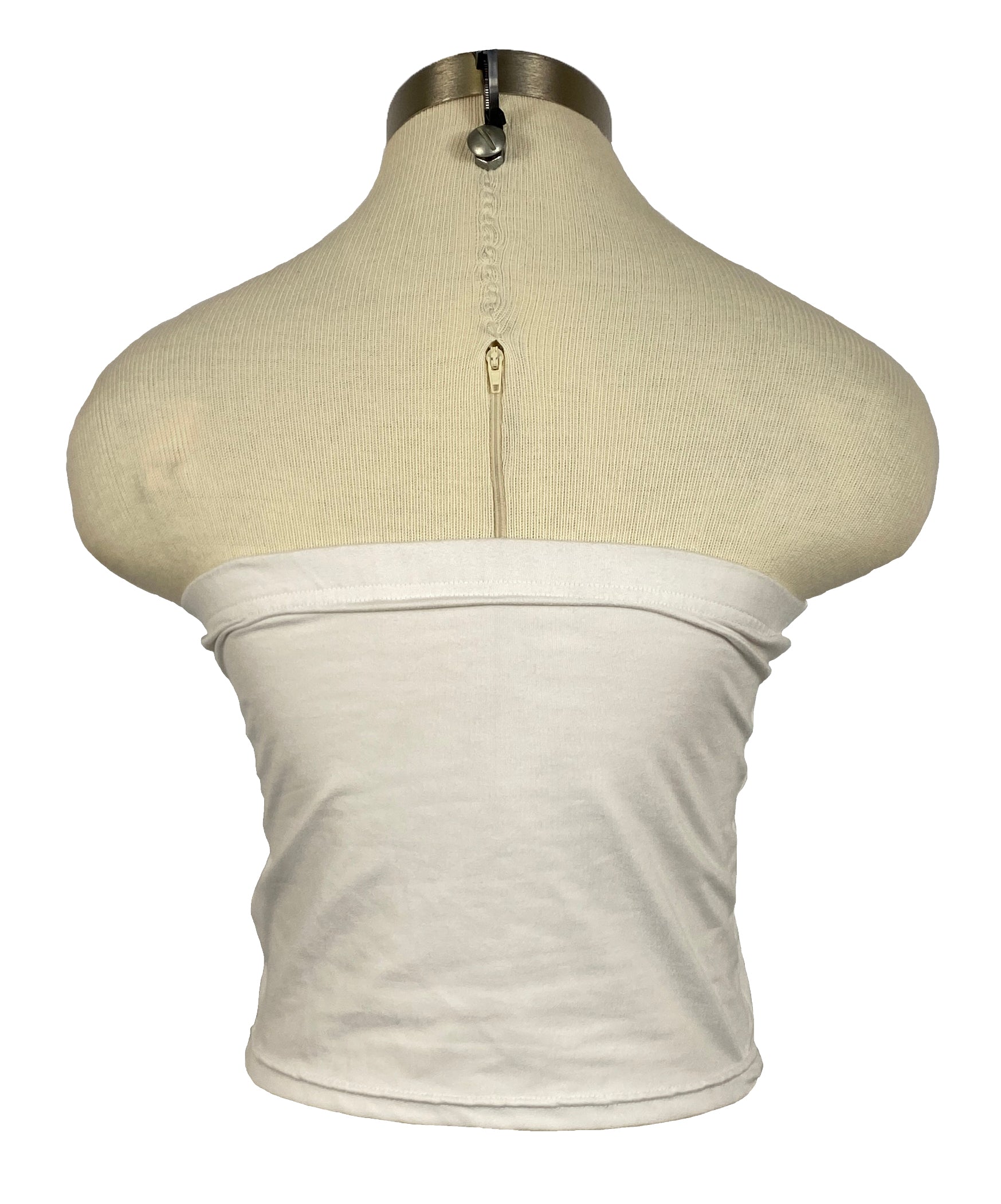 Michigan State University White Spartan Helmet Tube Top Women's Size L