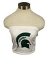 Michigan State University White Spartan Helmet Tube Top Women's Size L