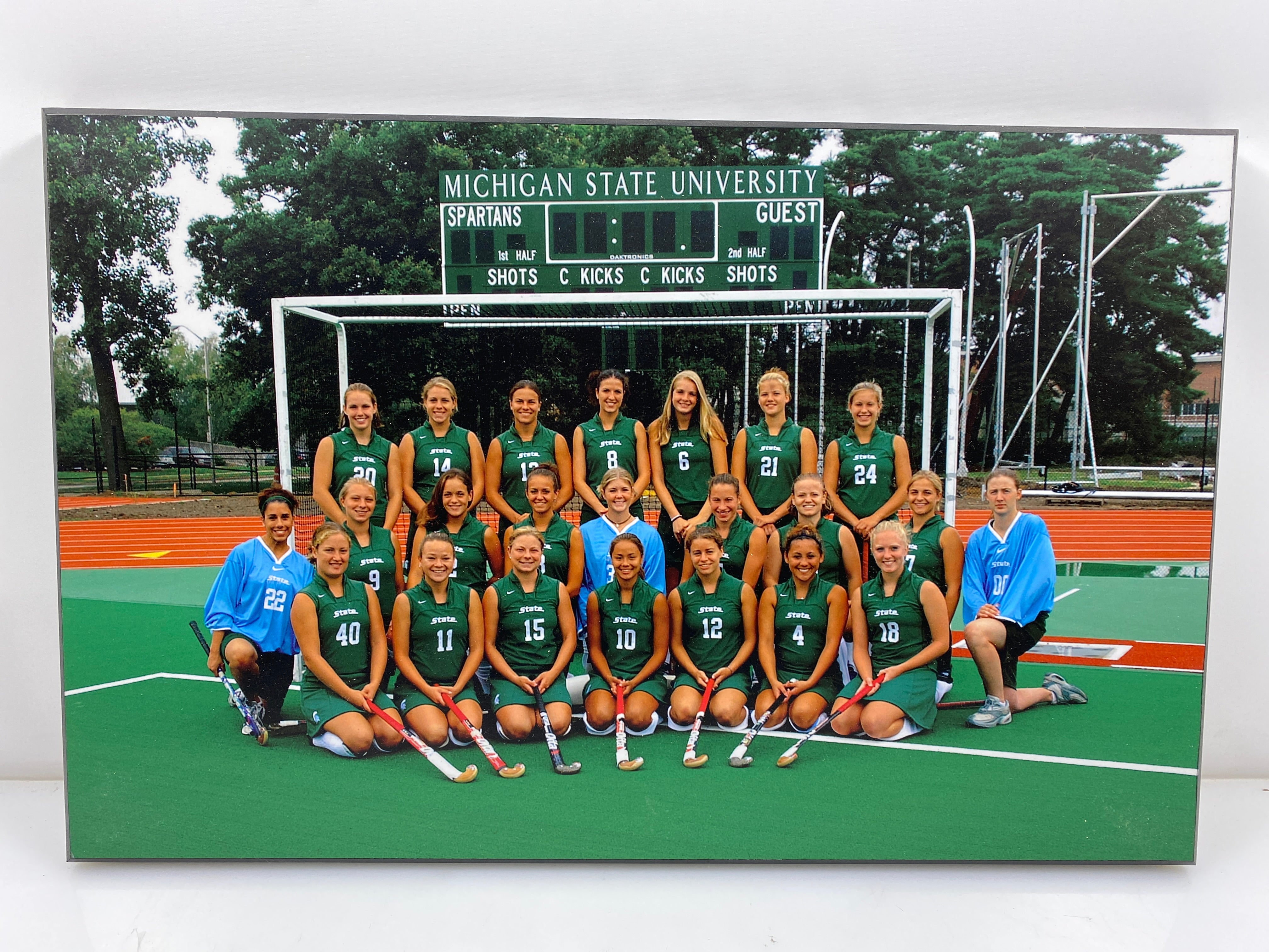 Michigan State University Women's Field Hockey Team Photo #1 Small Sized Plaque