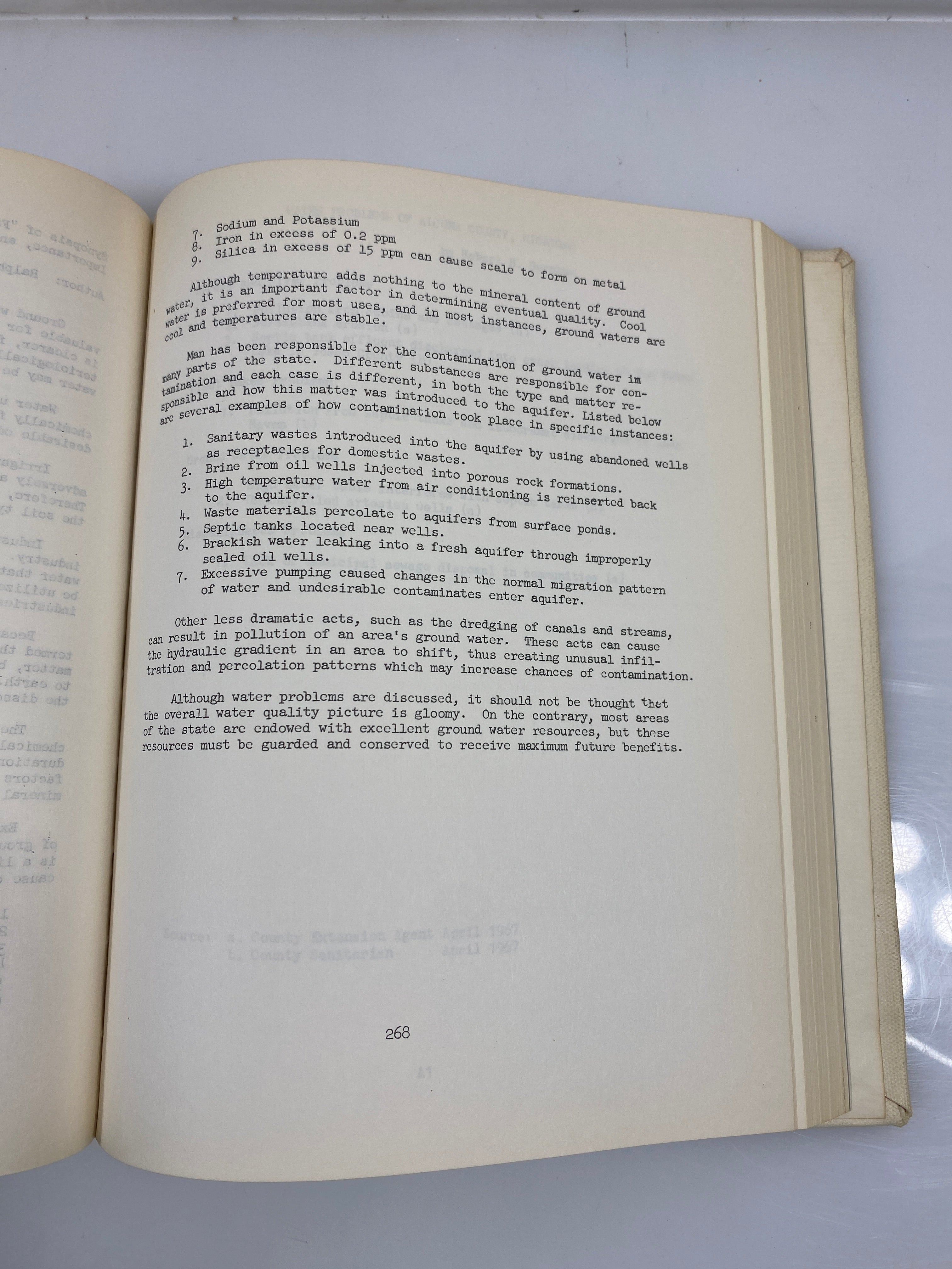 Michigan's Water Problems 1967 HC