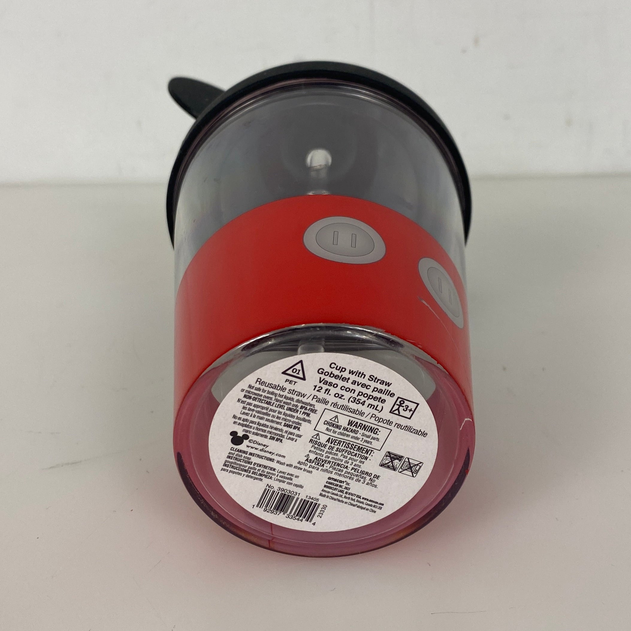 Mickey Mouse 18 oz Sippy Cup w/ Lid and Straw