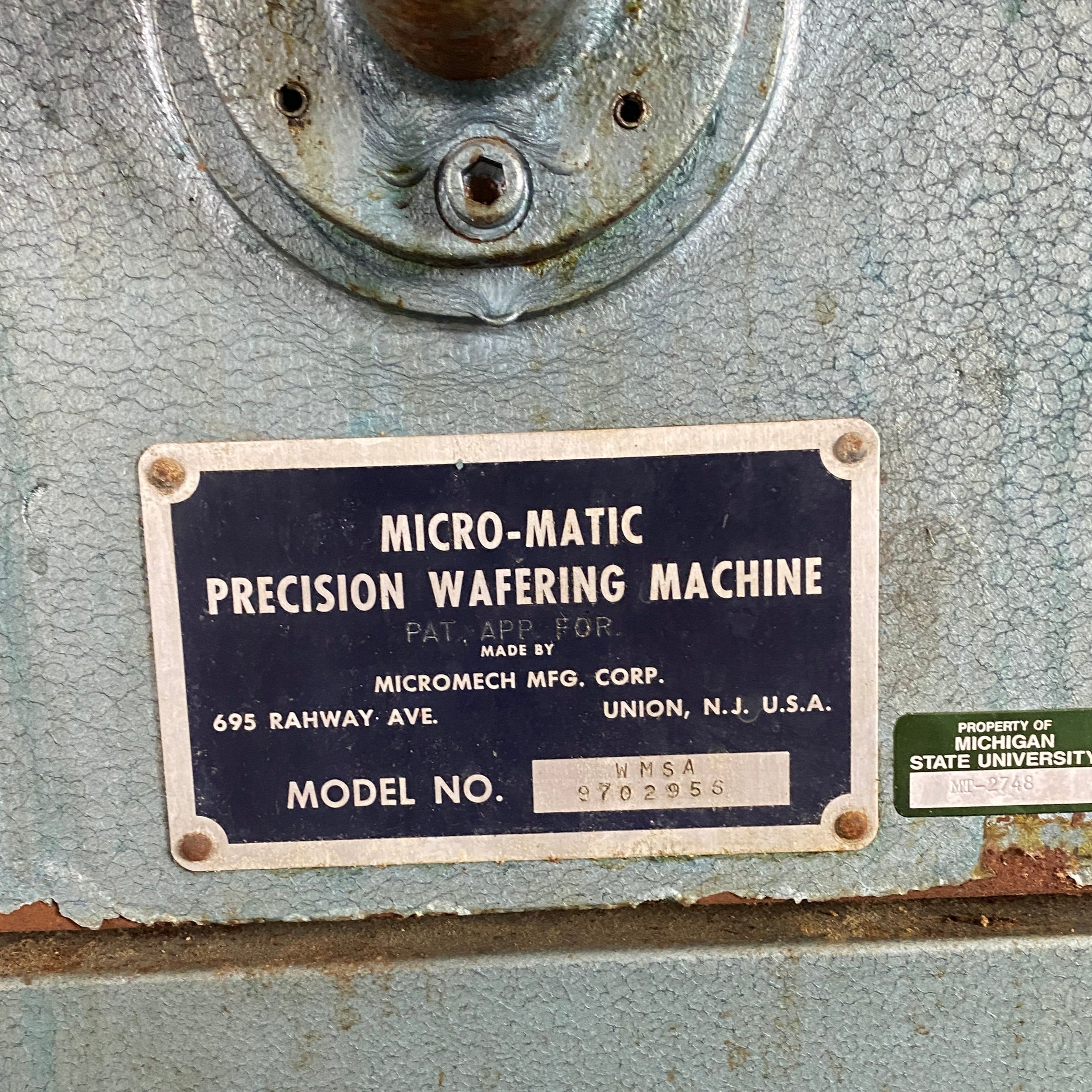 Micro-Matic Precision Wafering Machine *For Parts or Repair*