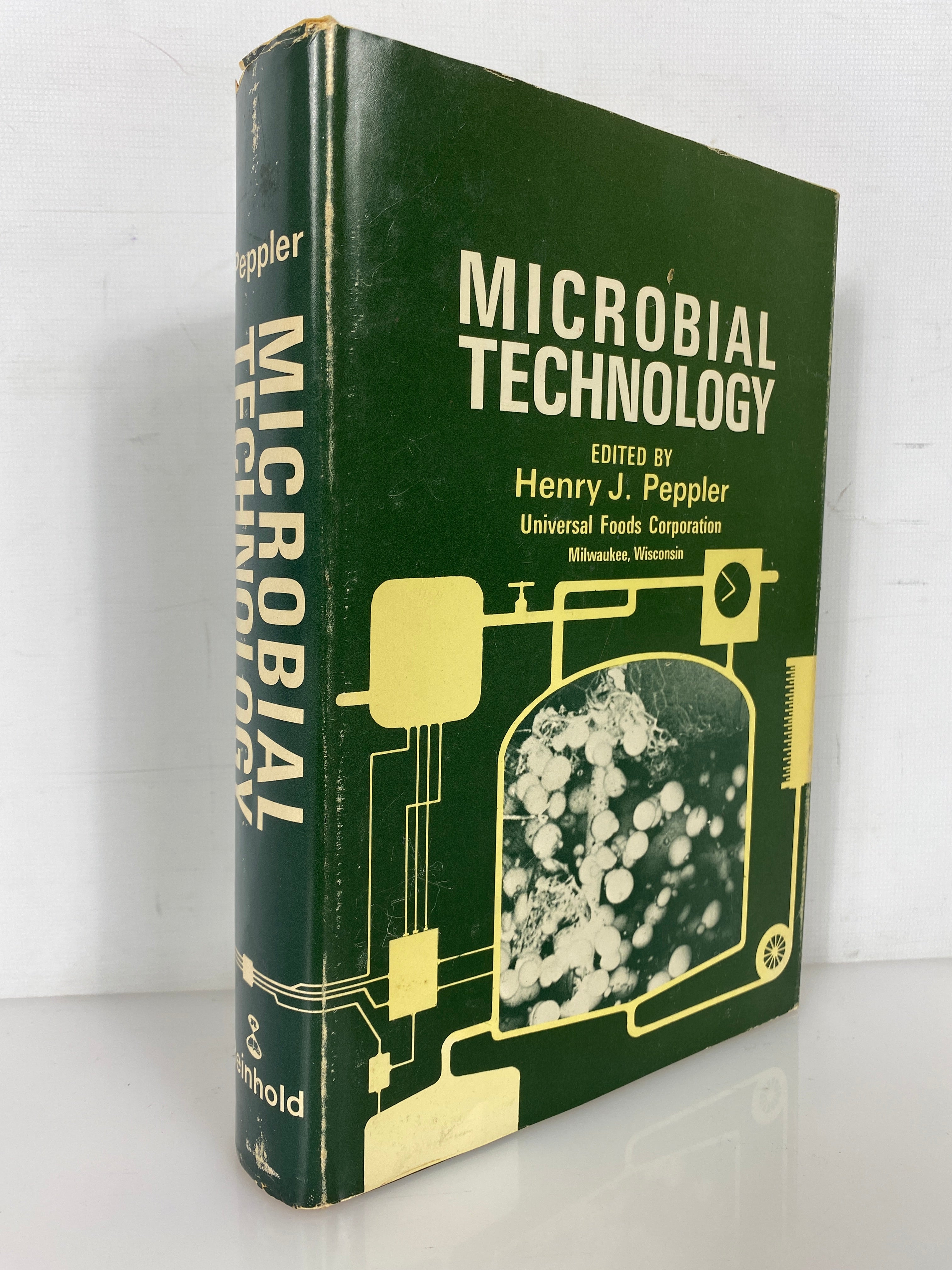 Microbial Technology by Henry Peppler 1967 Vintage HC DJ