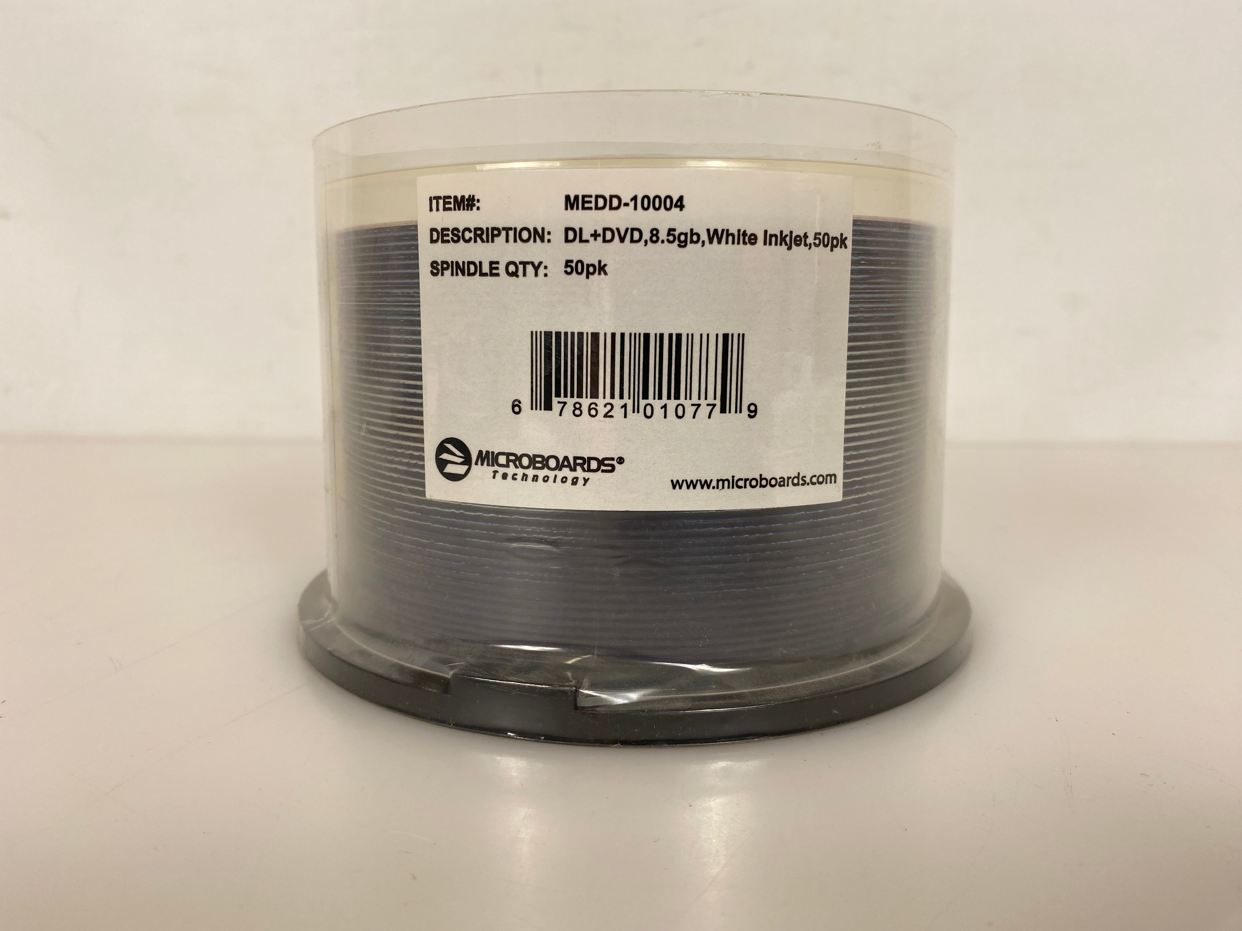 Microboards MEDD-10004 DL+DVD 8.5GB Inkjet Printable 50-Pack *New*