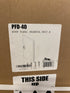 Middle Atlantic Products PFD-40 40 SP Plexi Rack Front Door