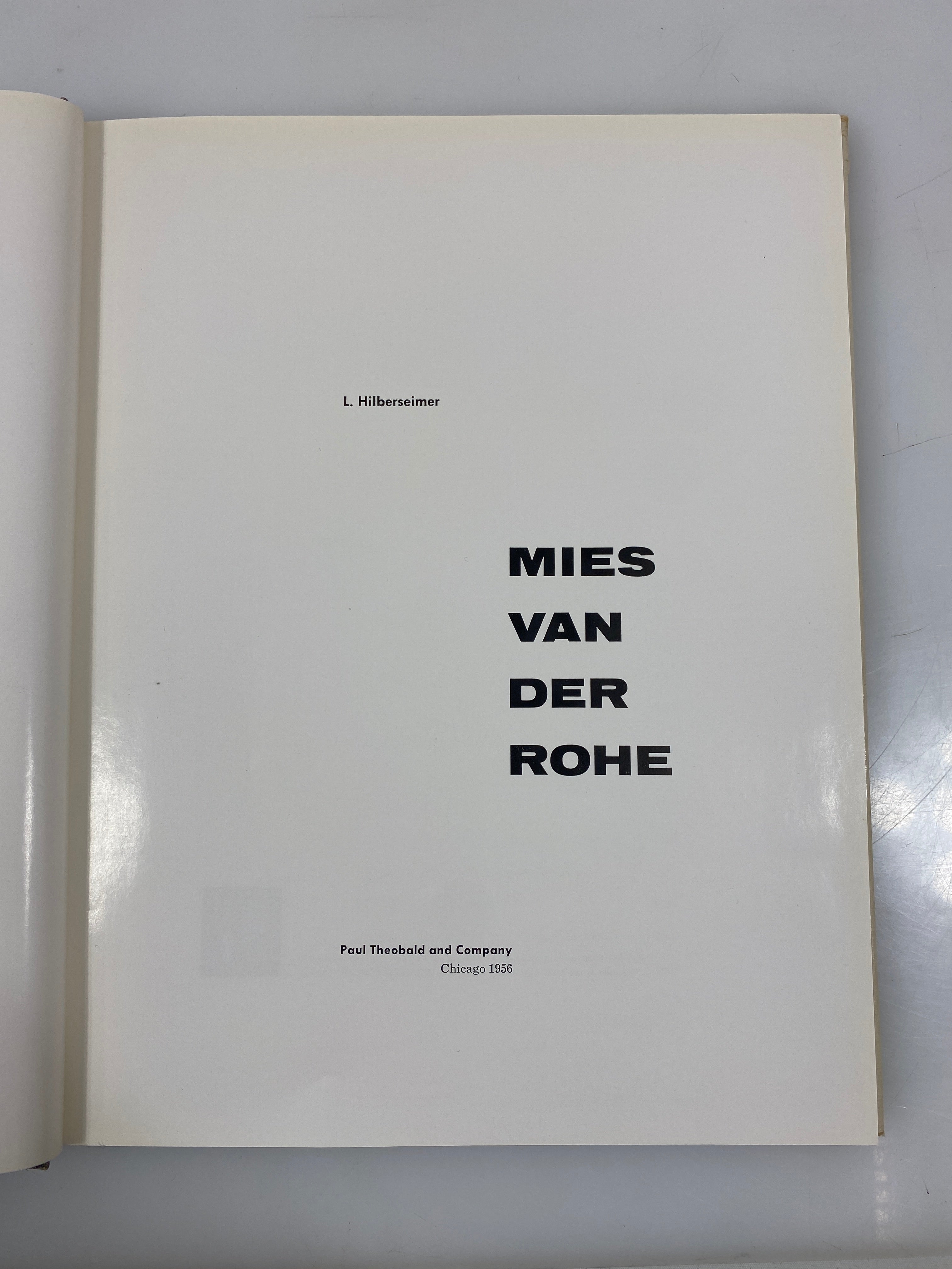 Mies Van Der Rohe by Hilberseimer 1956 HCDJ